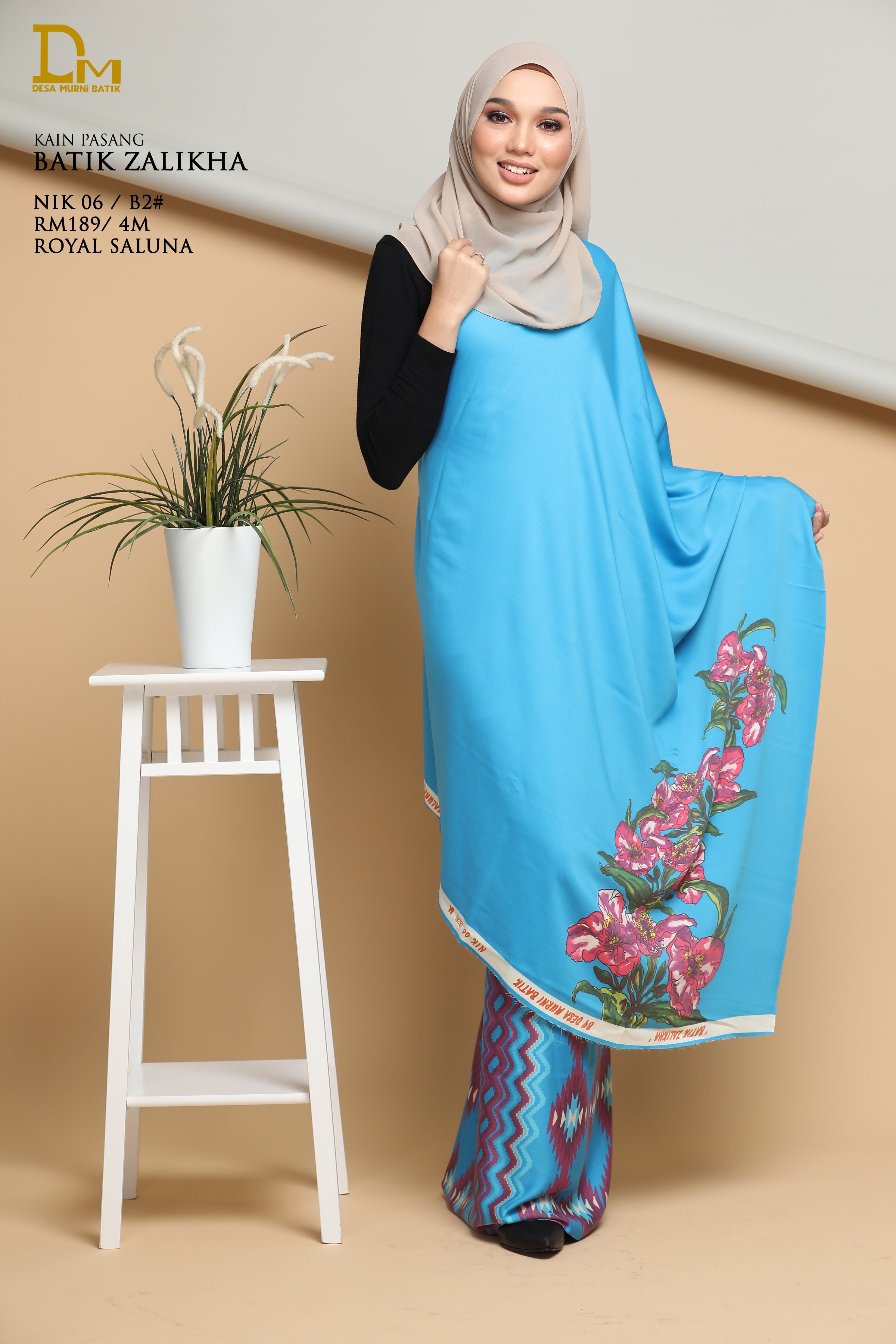 BATIK ZALIKHA NIK 06 ROYAL SALUNA