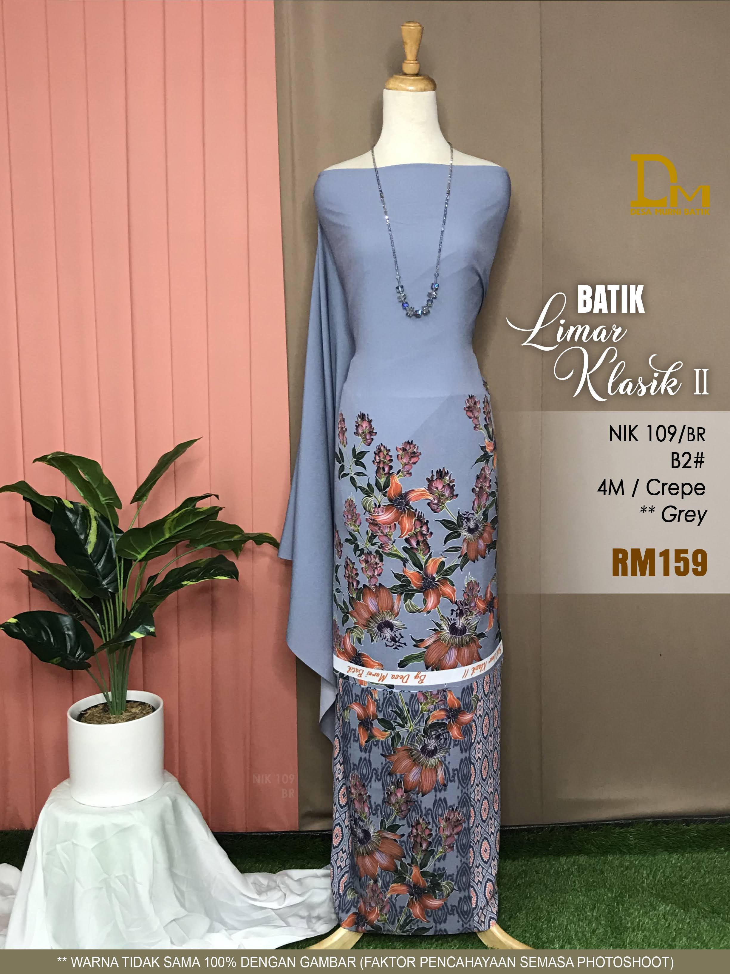 BATIK LIMAR KLASIK II CREPE NIK 109