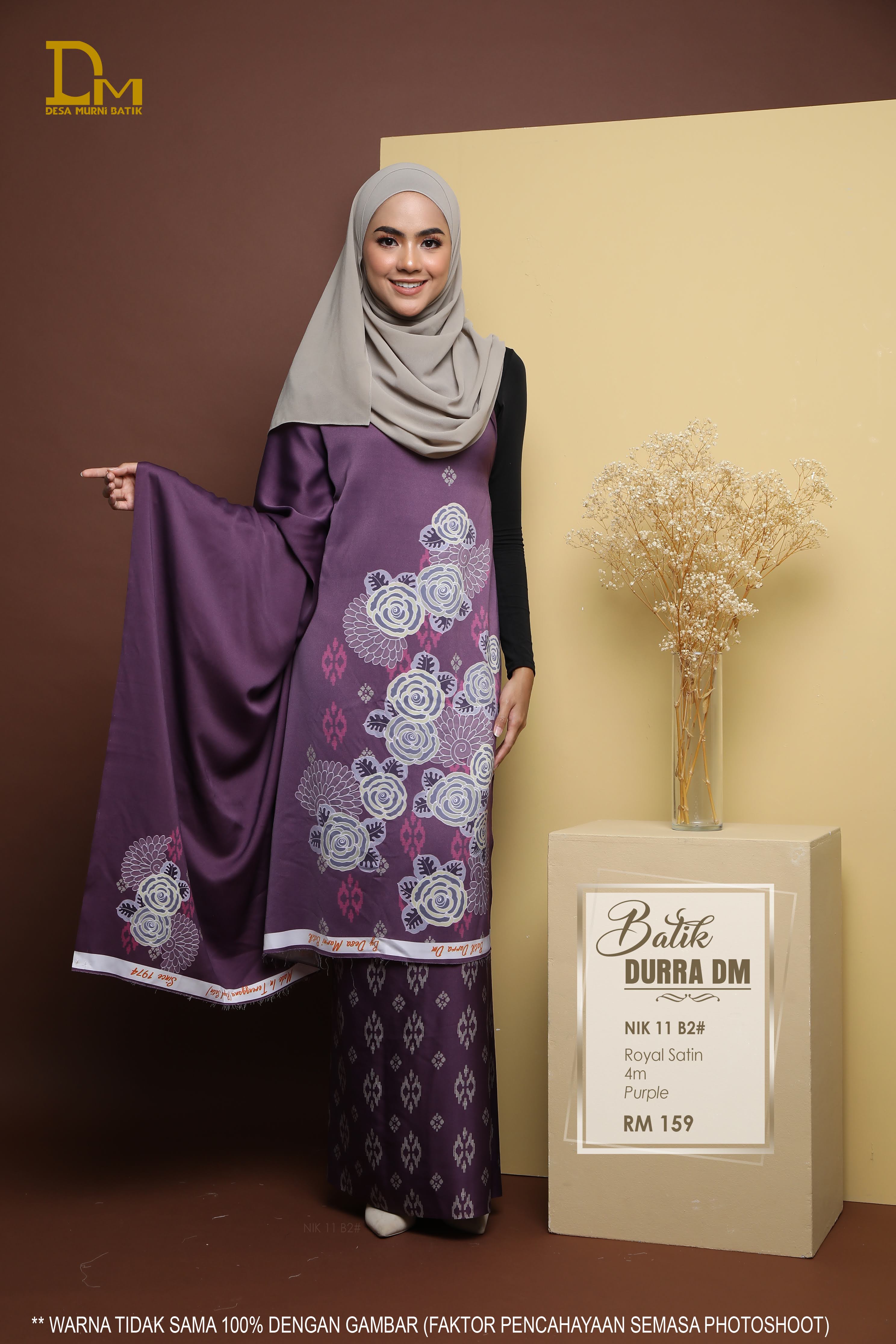 BATIK DURRA NIK 11 ROYAL PURPLE