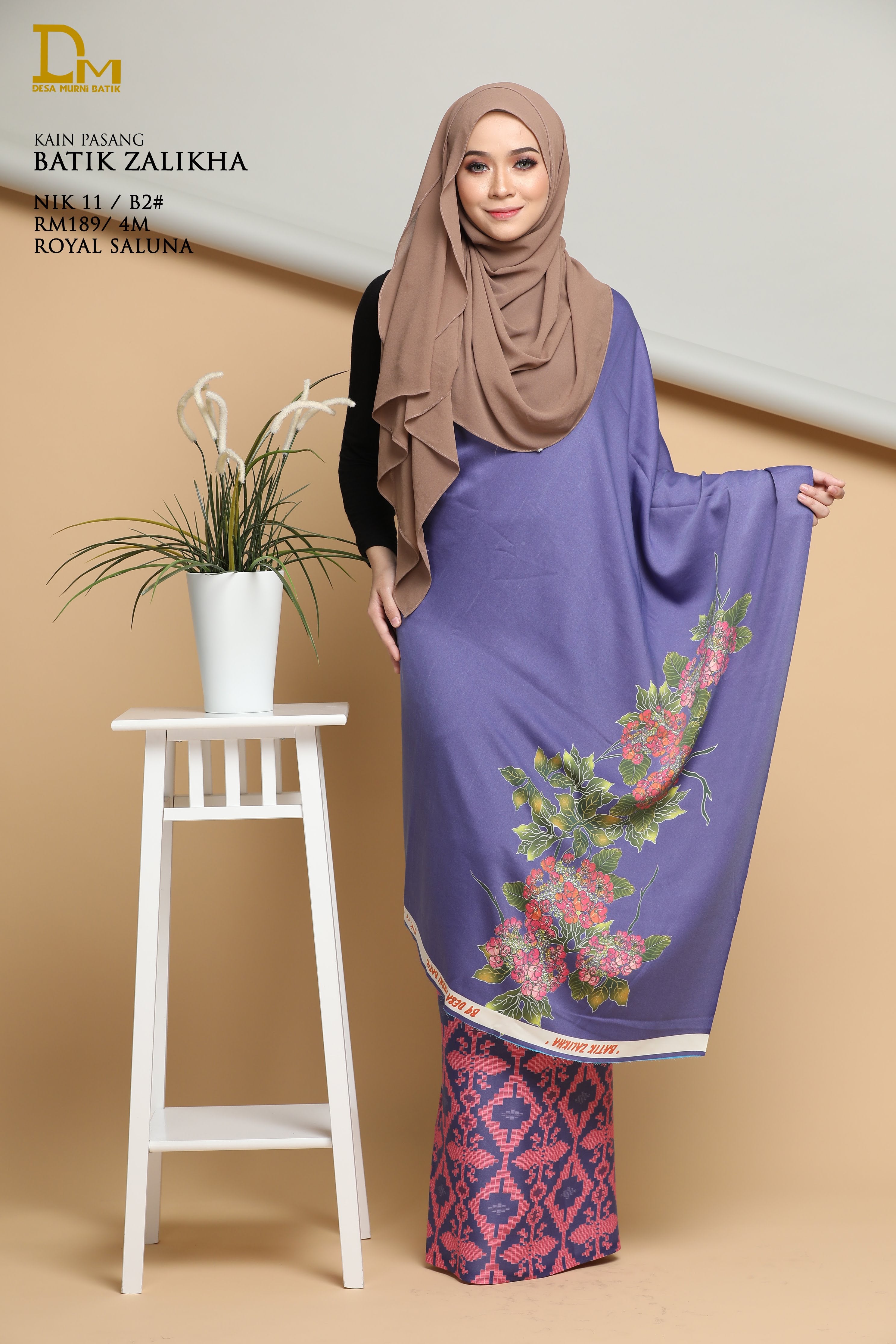 BATIK ZALIKHA NIK 11 ROYAL SALUNA