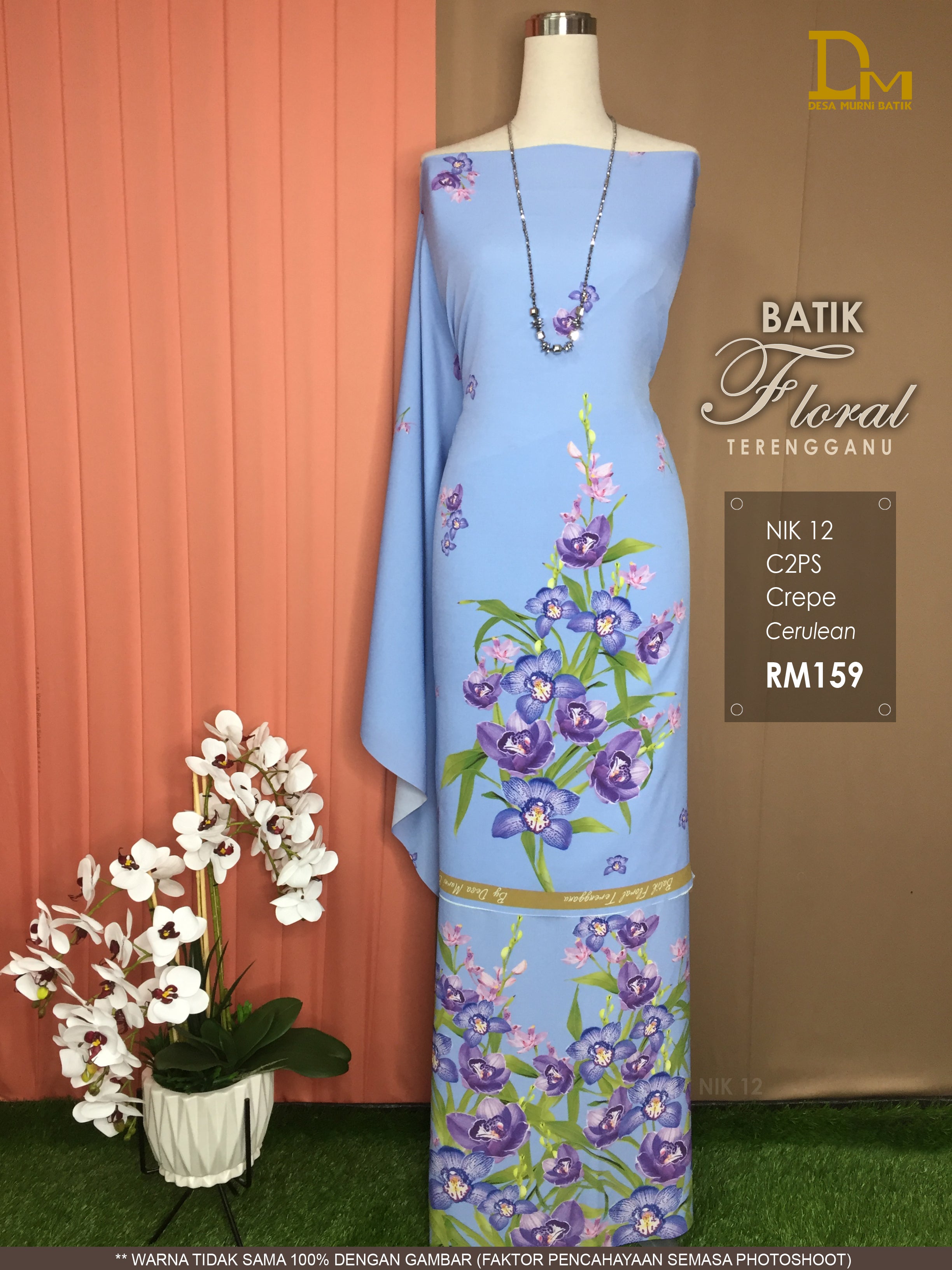 BATI KFLORAL TERENGGANU CREPE NIK 12