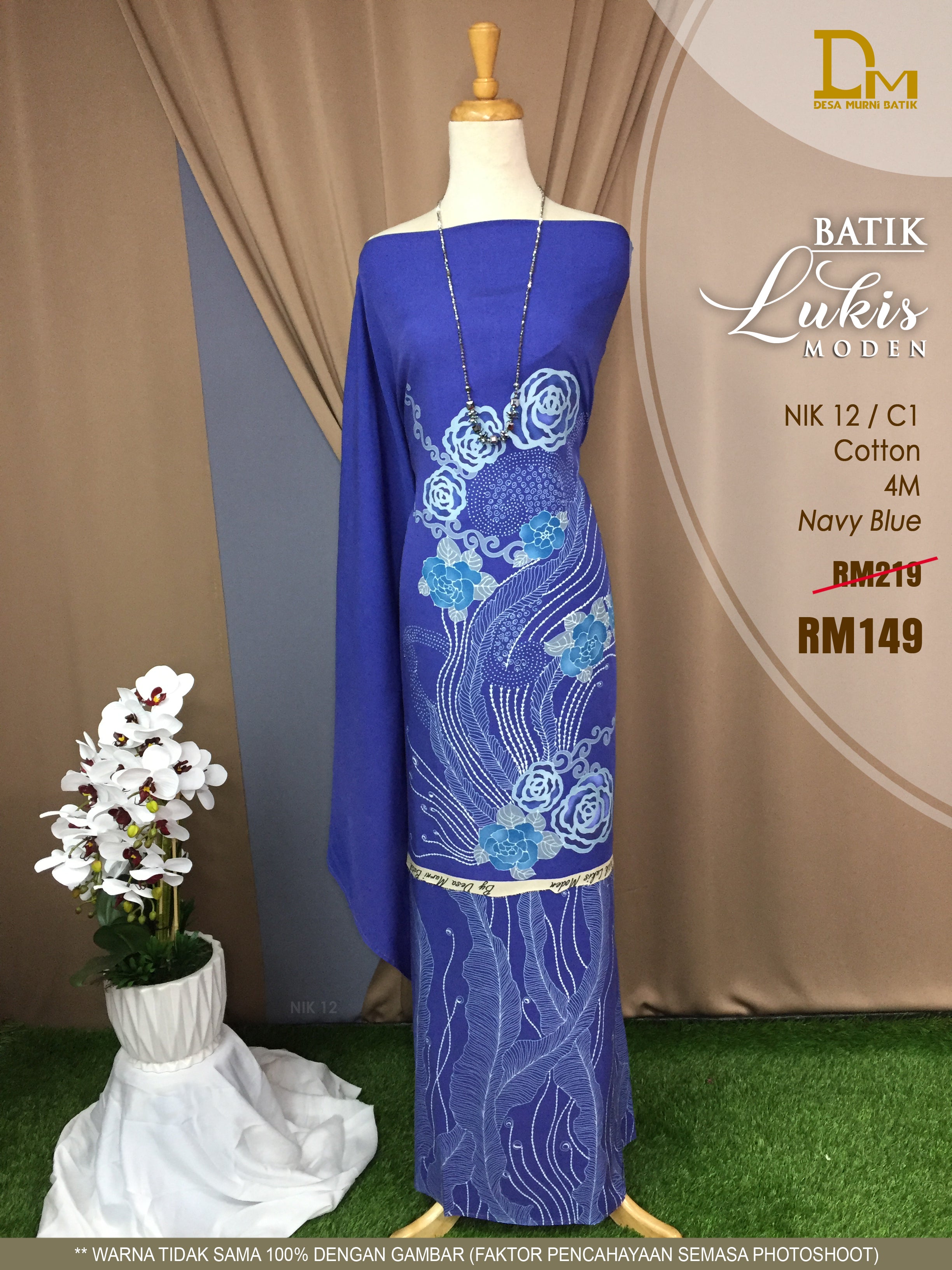 BATIK LUKIS MODEN COTTON NIK 12
