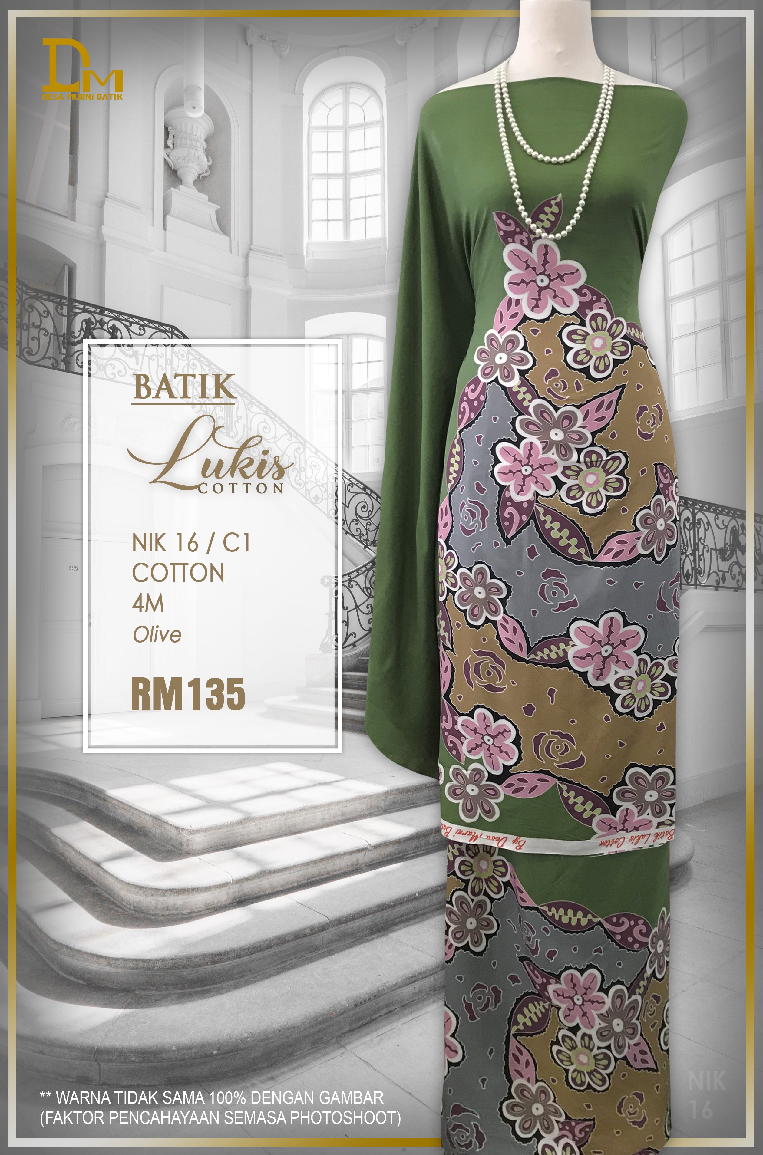 BATIK LUKIS MODEN COTTON NIK 16