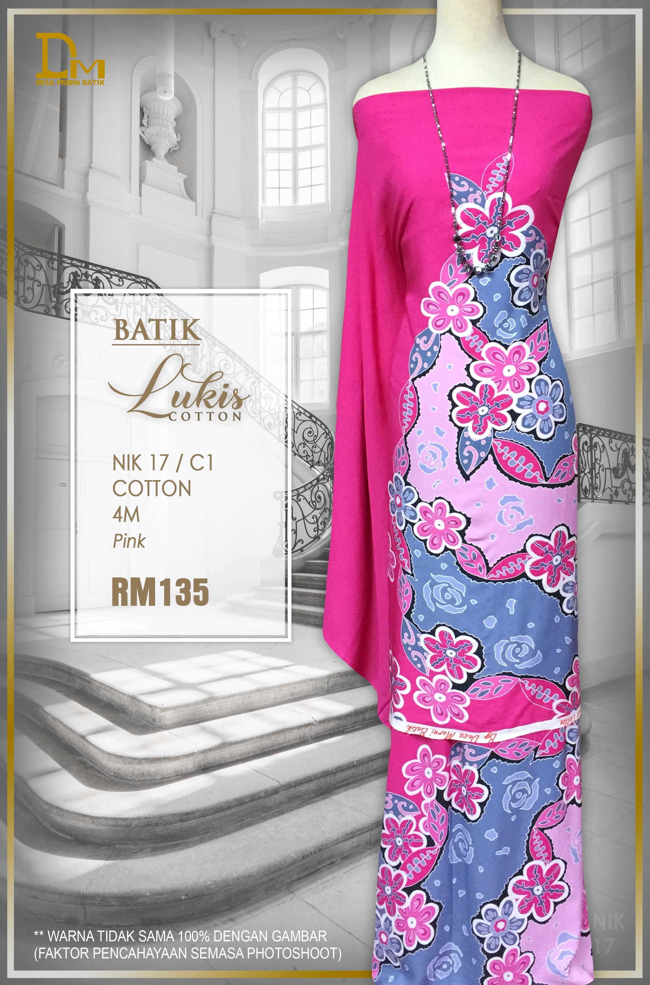 BATIK LUKIS TERENGGANU COTTON NIK 17