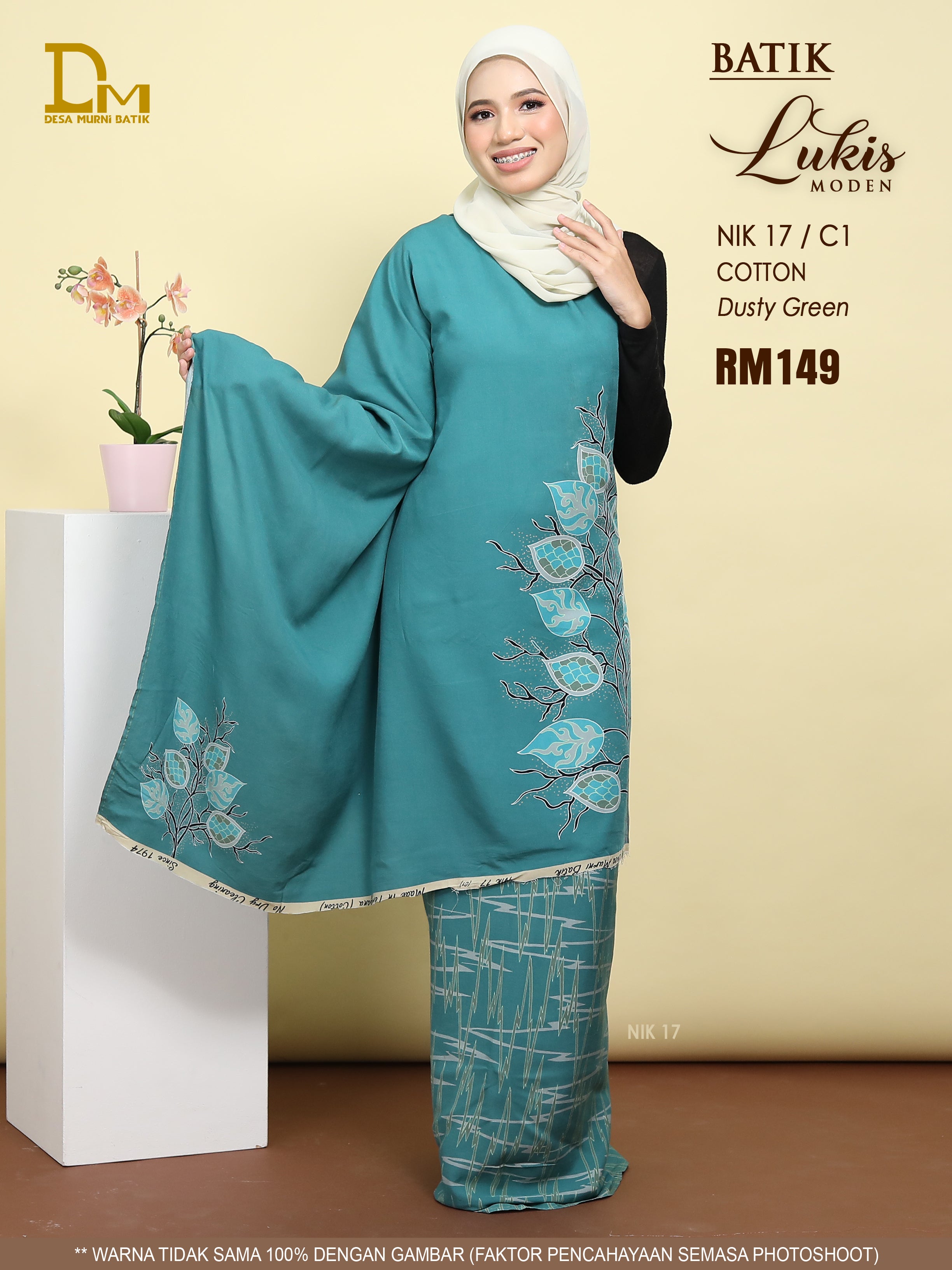 BATIK LUKIS MODEN COTTON NIK 17