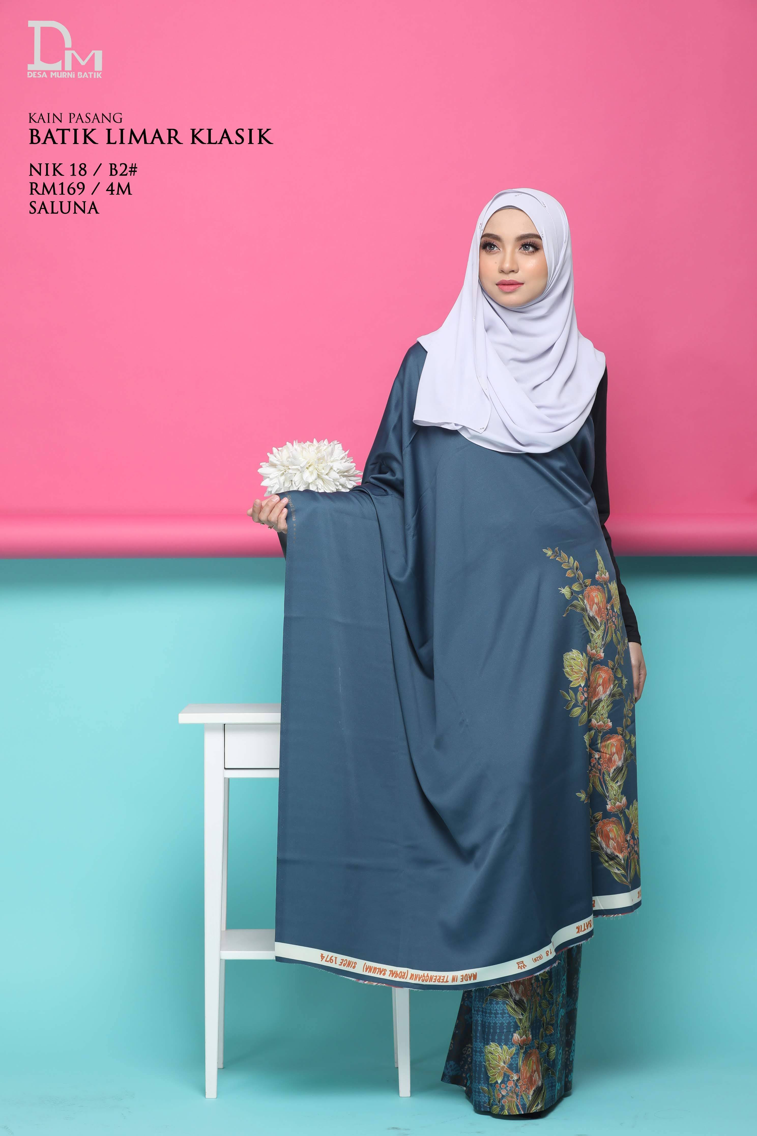 BATIK LIMAR KLASIK SALUNA NIK 18