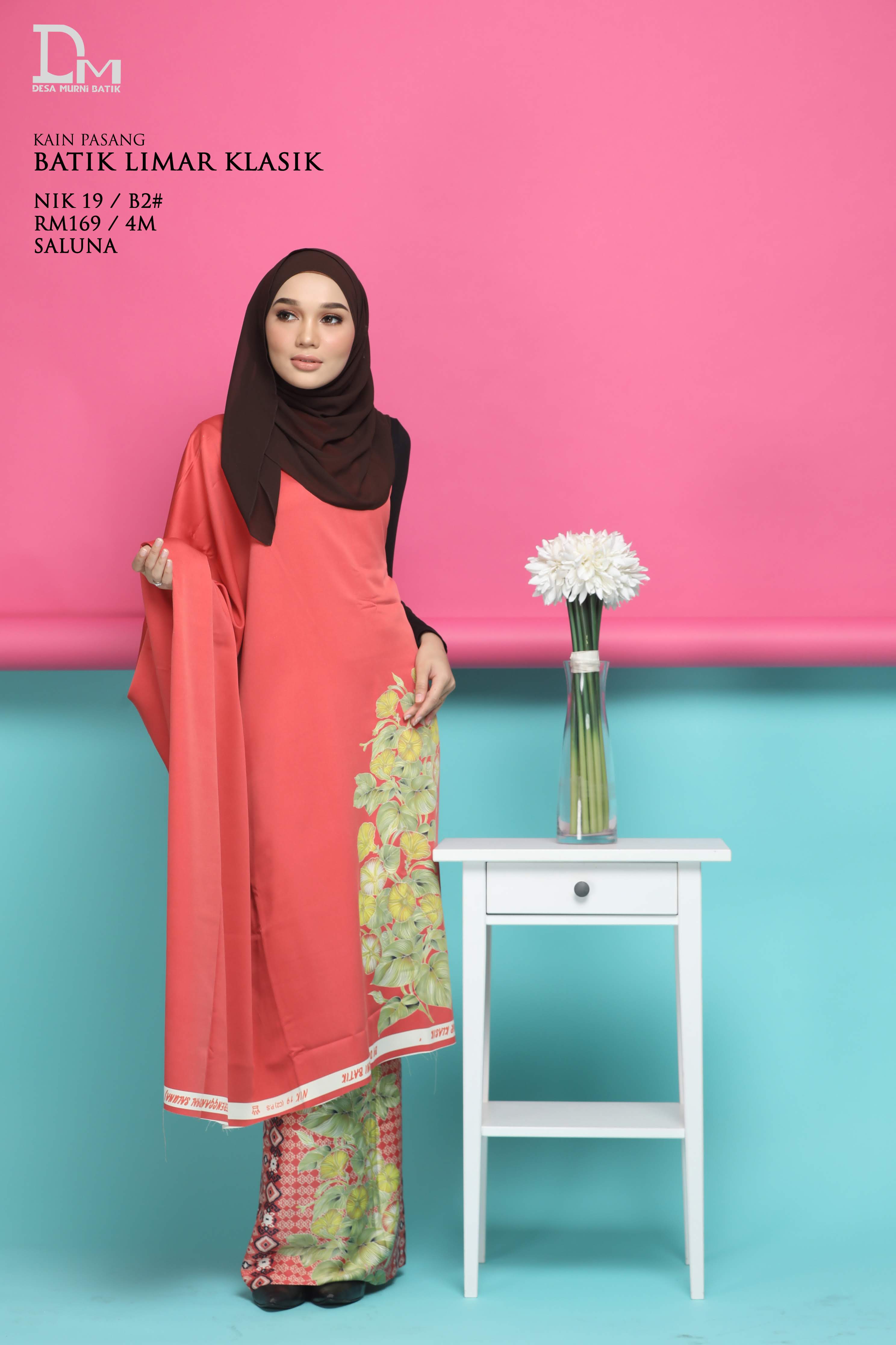 BATIK LIMAR KLASIK SALUNA NIK 19