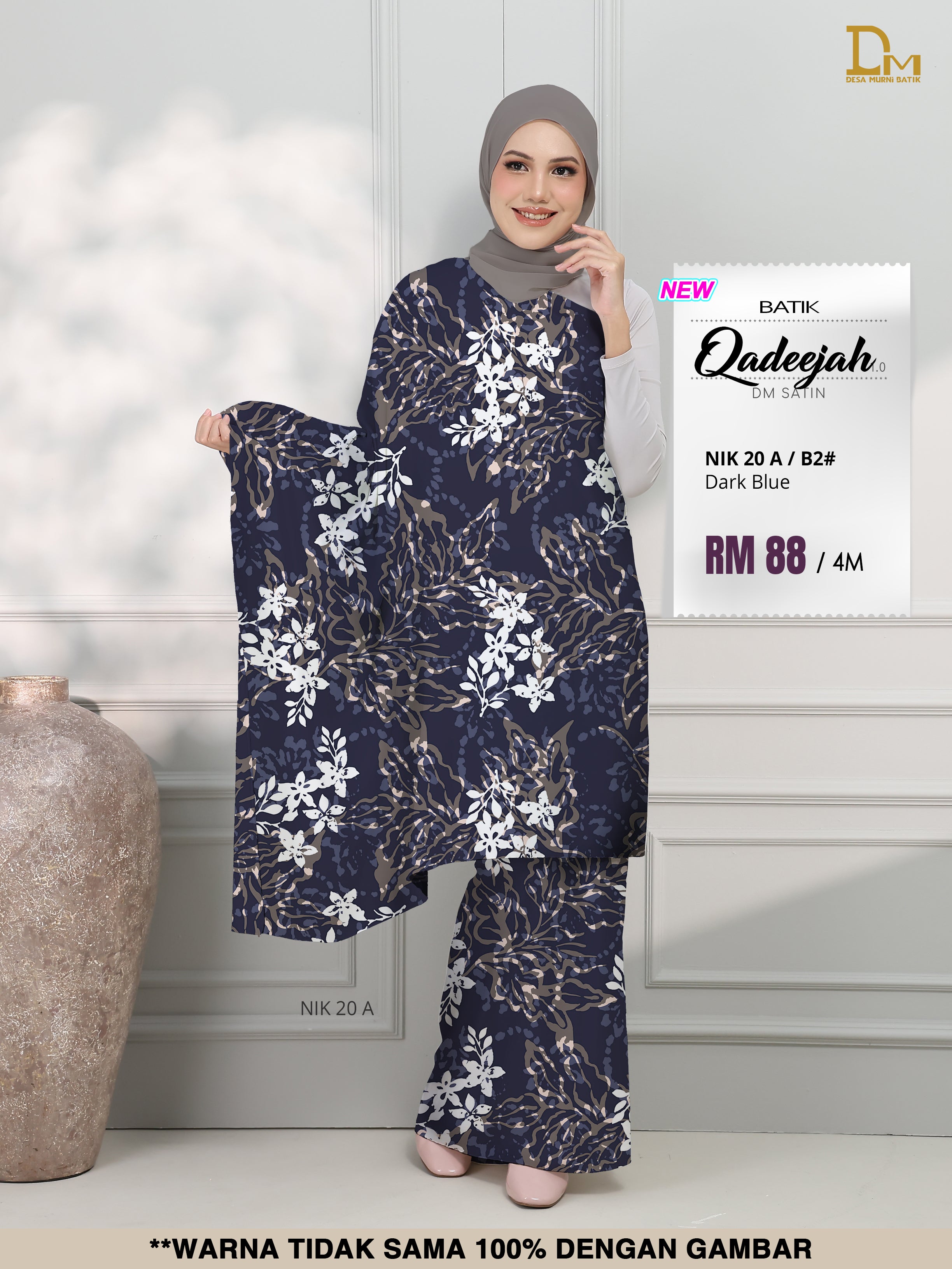 BATIK QADEEJAH SATIN NIK 20 A