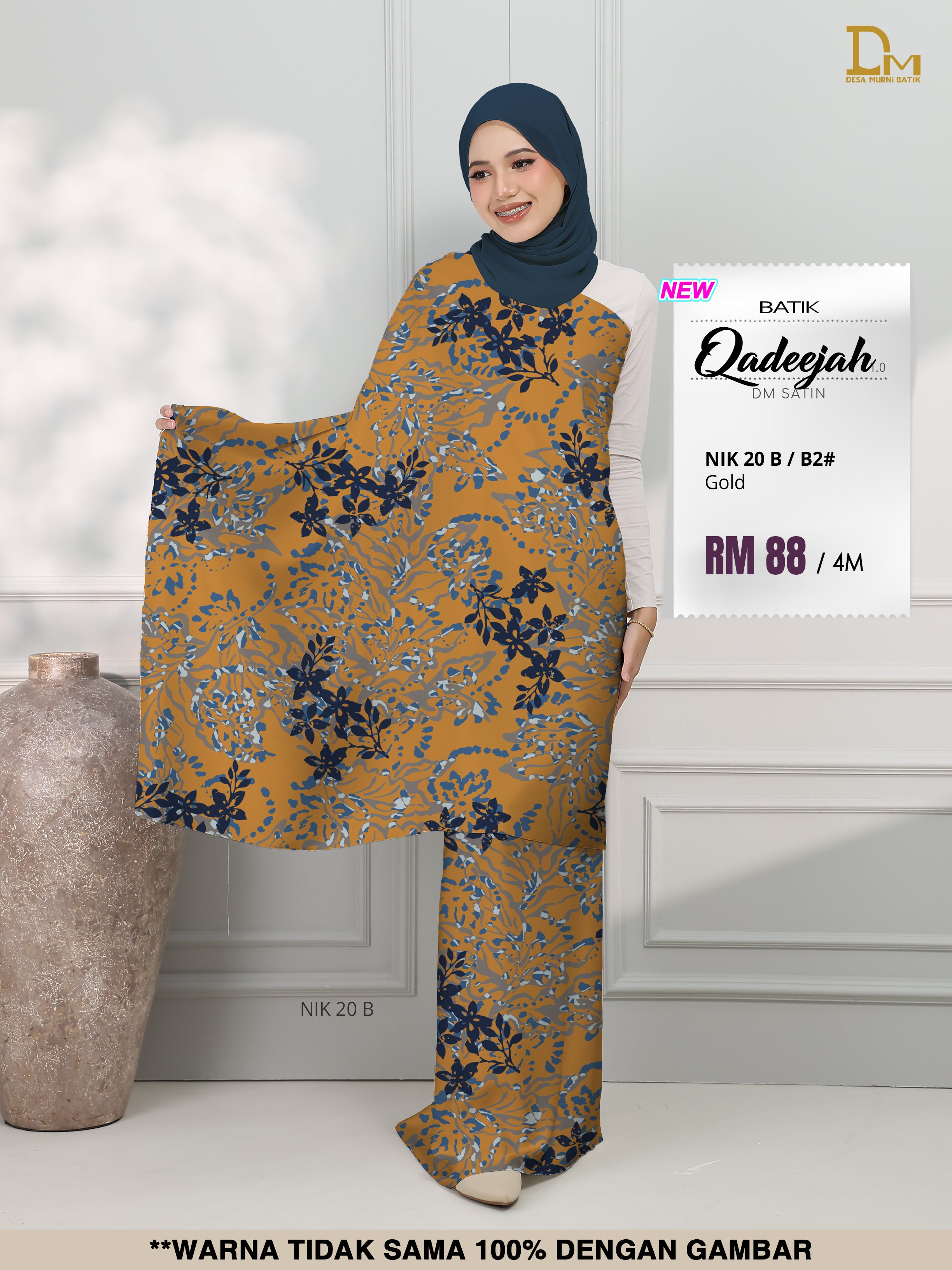 BATIK QADEEJAH SATIN NIK 20 B