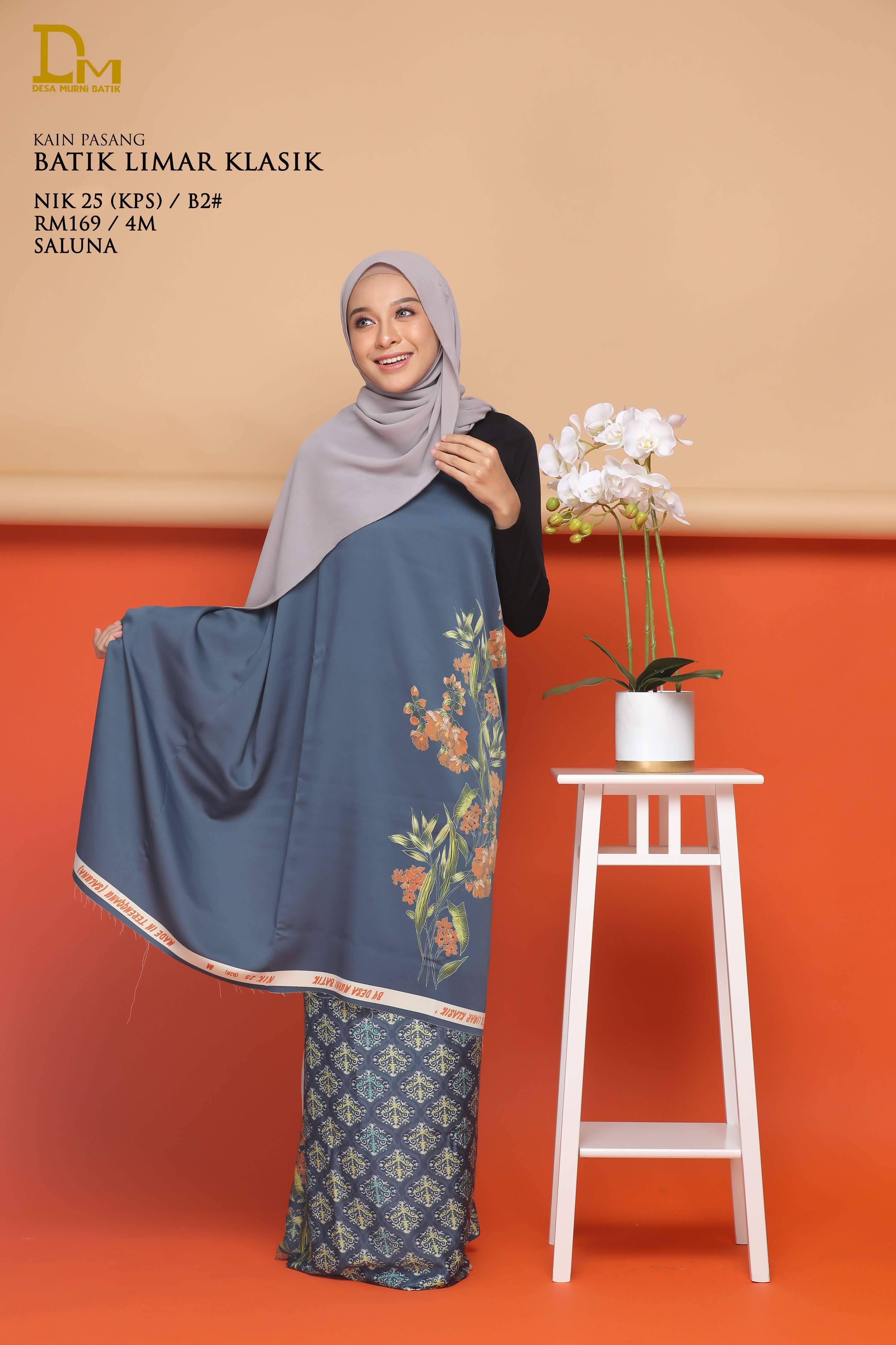 BATIK LIMAR KLASIK SALUNA NIK 25