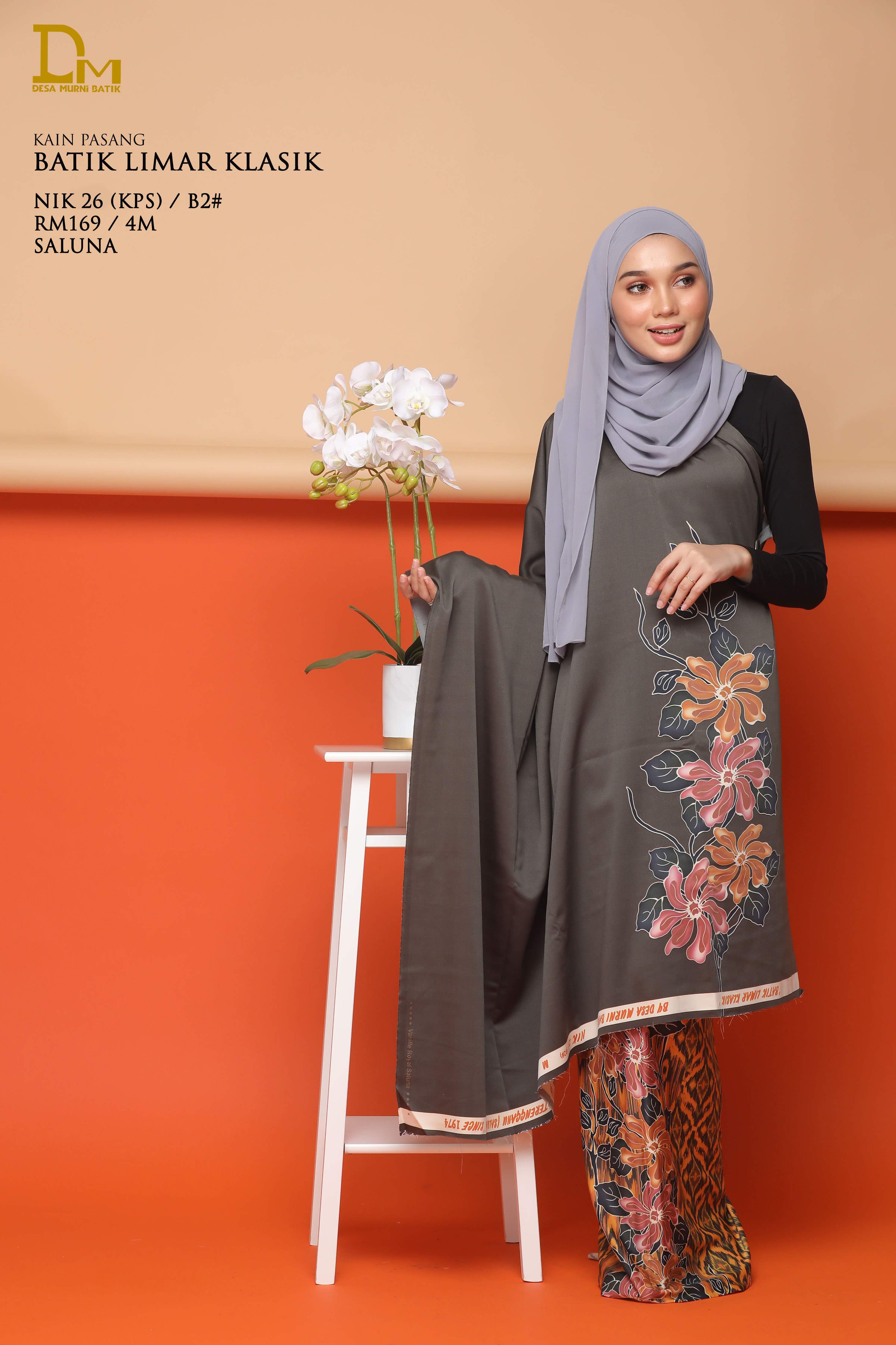 BATIK LIMAR KLASIK SALUNA NIK 26