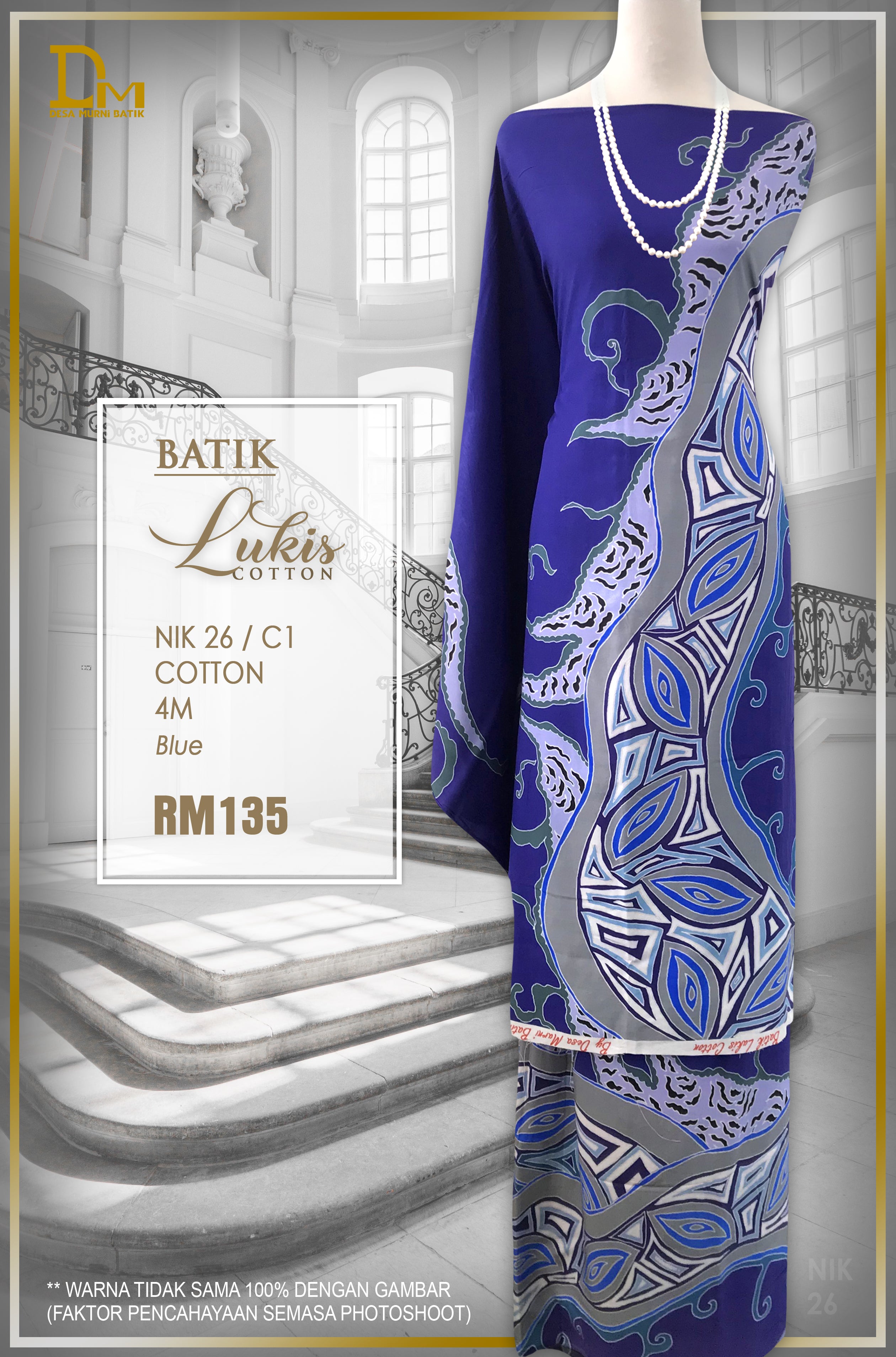 BATIK LUKIS TERENGGANU COTTON NIK 26