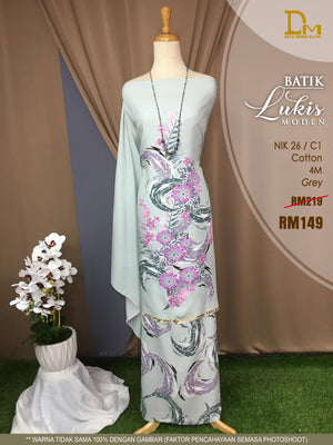 BATIK LUKIS MODEN COTTON NIK 26