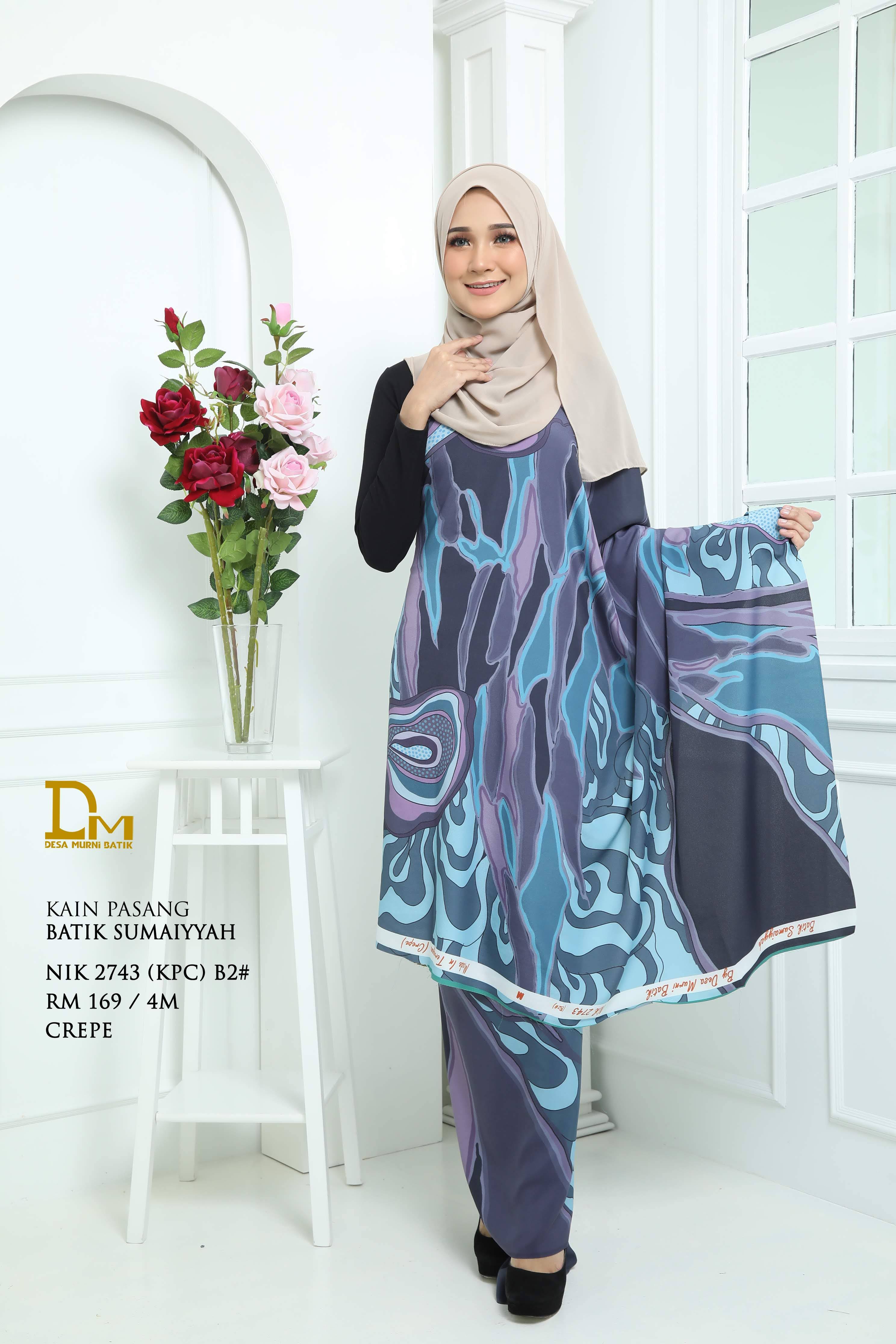 BATIK SUMAIYYAH NIK 2743 CREPE