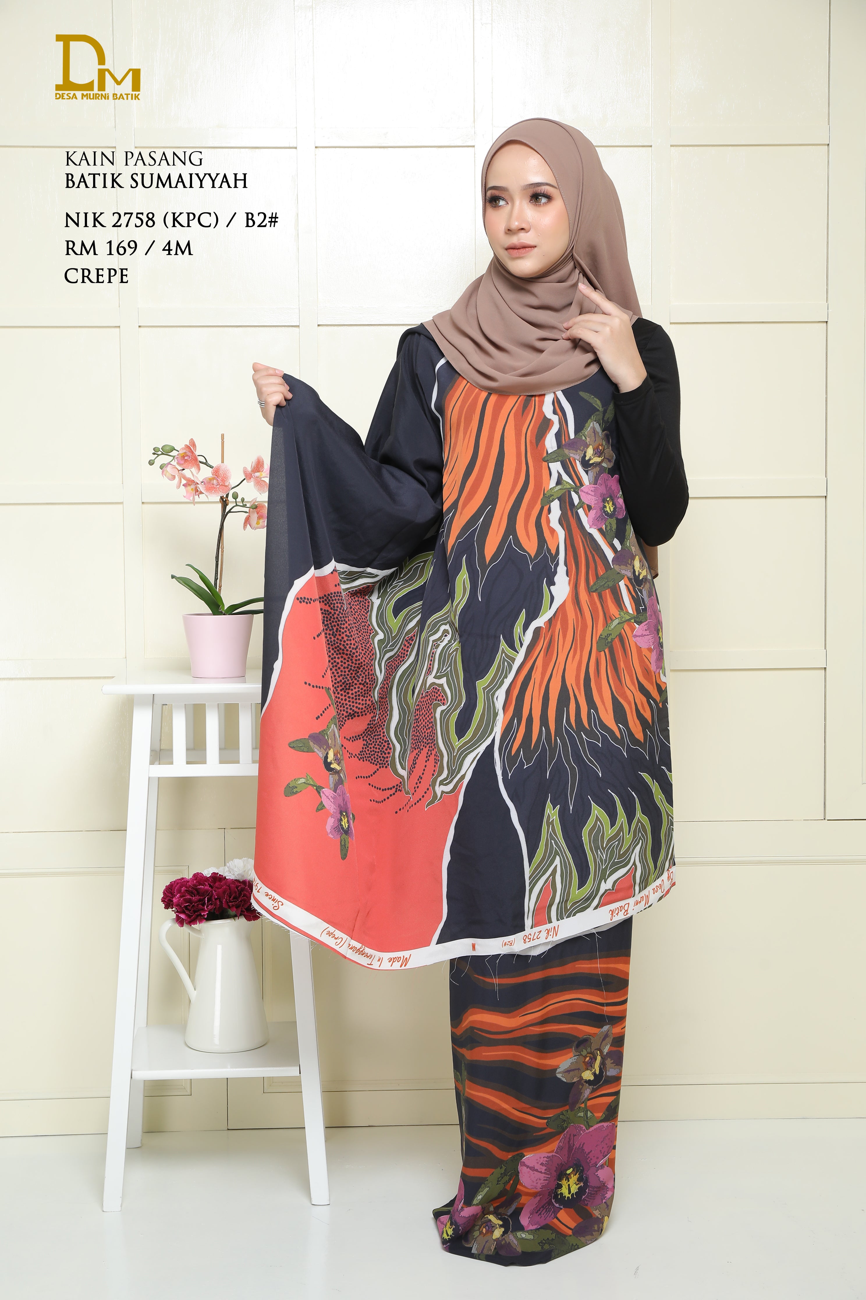 BATIK SUMAIYYAH NIK 2758 CREPE