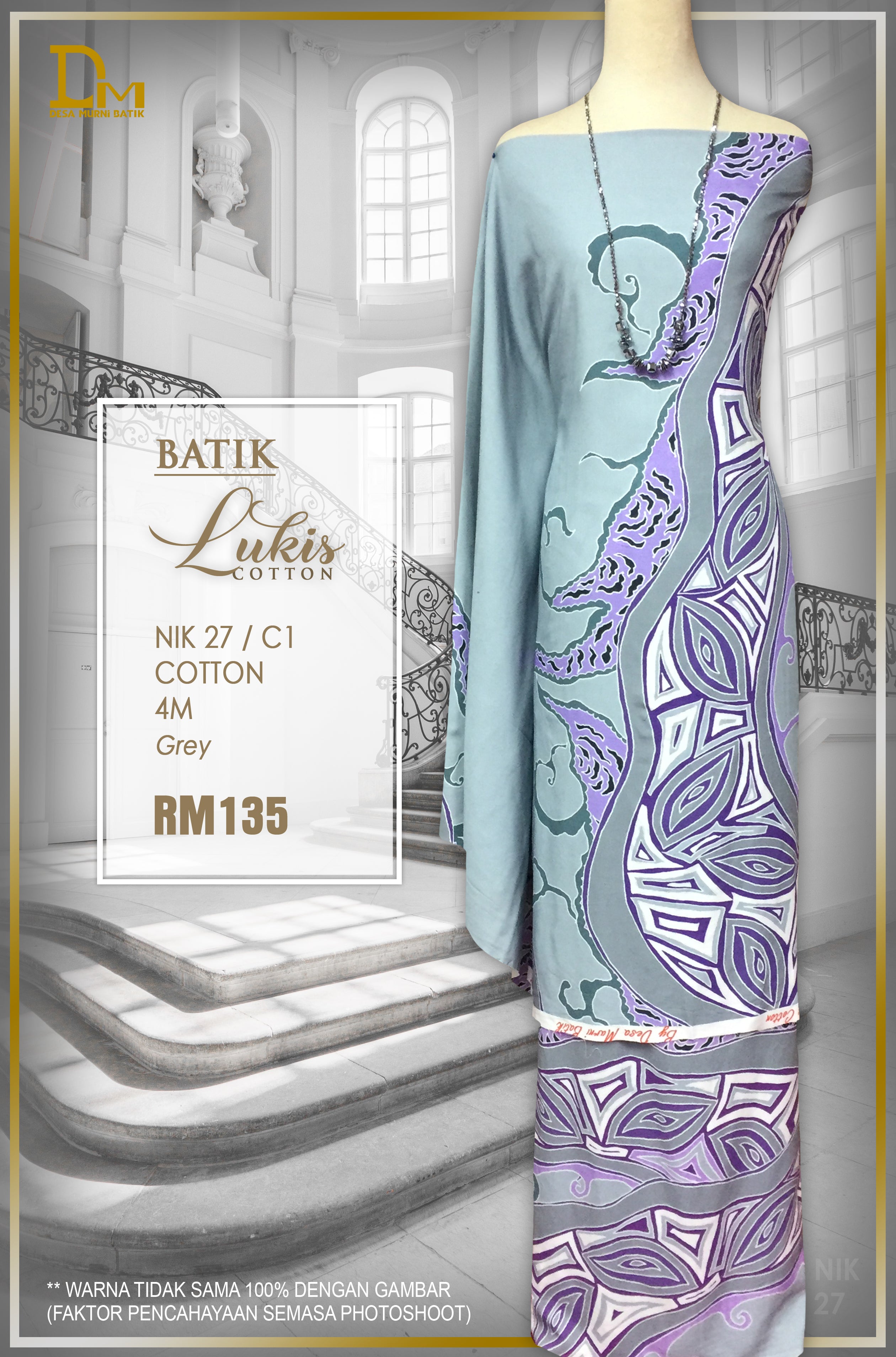 BATIK LUKIS TERENGGANU COTTON NIK 27