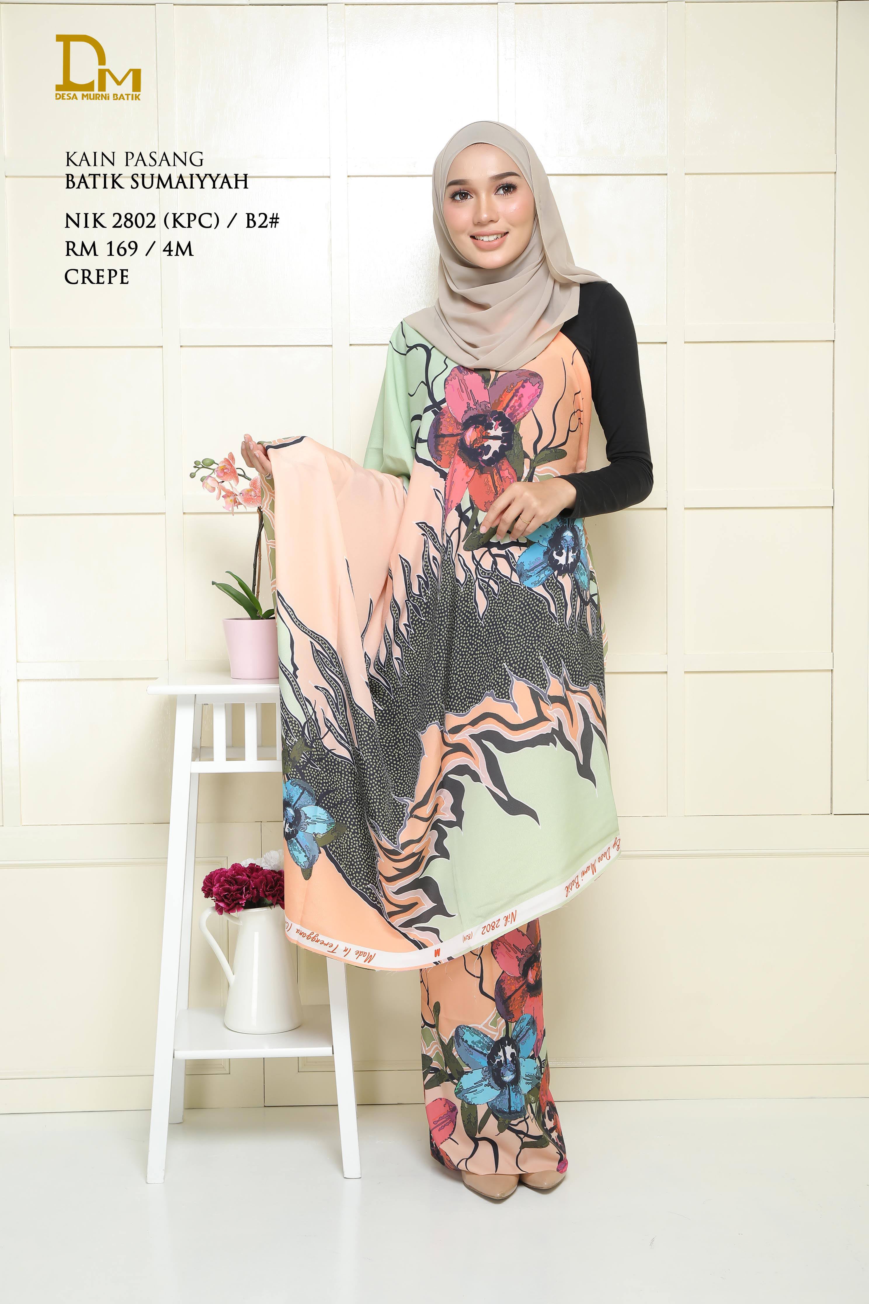 BATIK SUMAIYYAH NIK 2802 CREPE