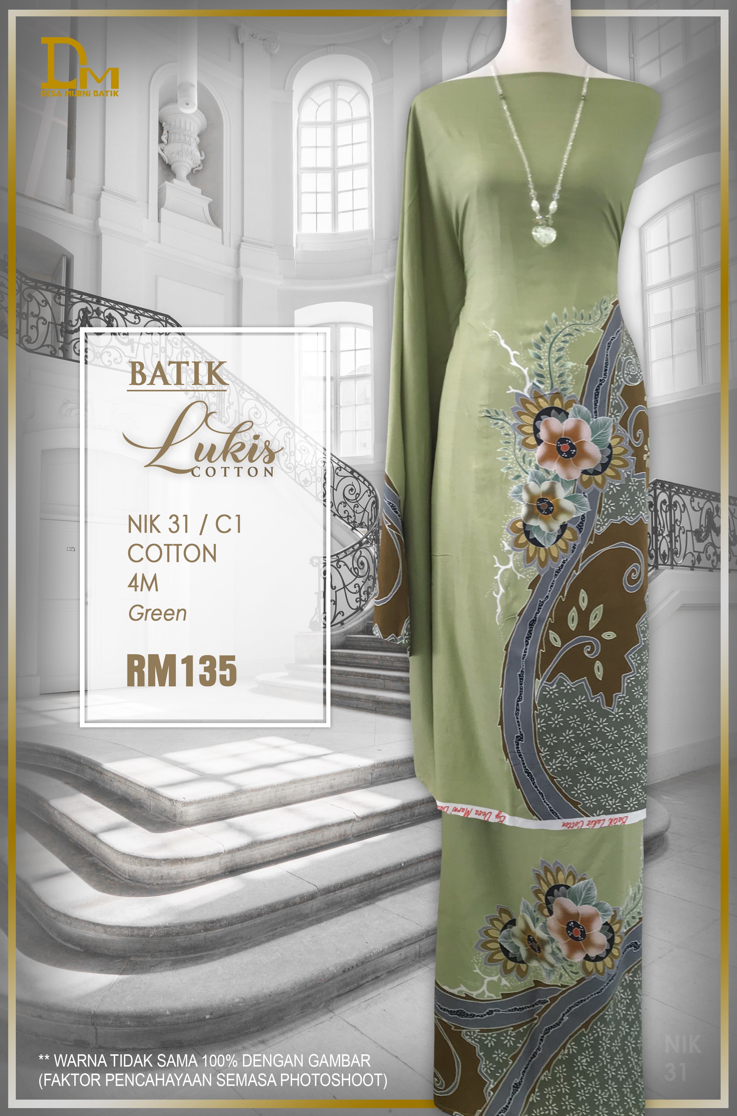 BATIK LUKIS TERENGGANU COTTON NIK 31