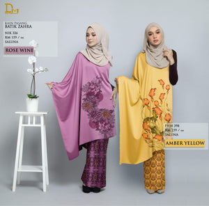 BATIK ZAHRA FHM 398 SALUNA AMBER YELLOW