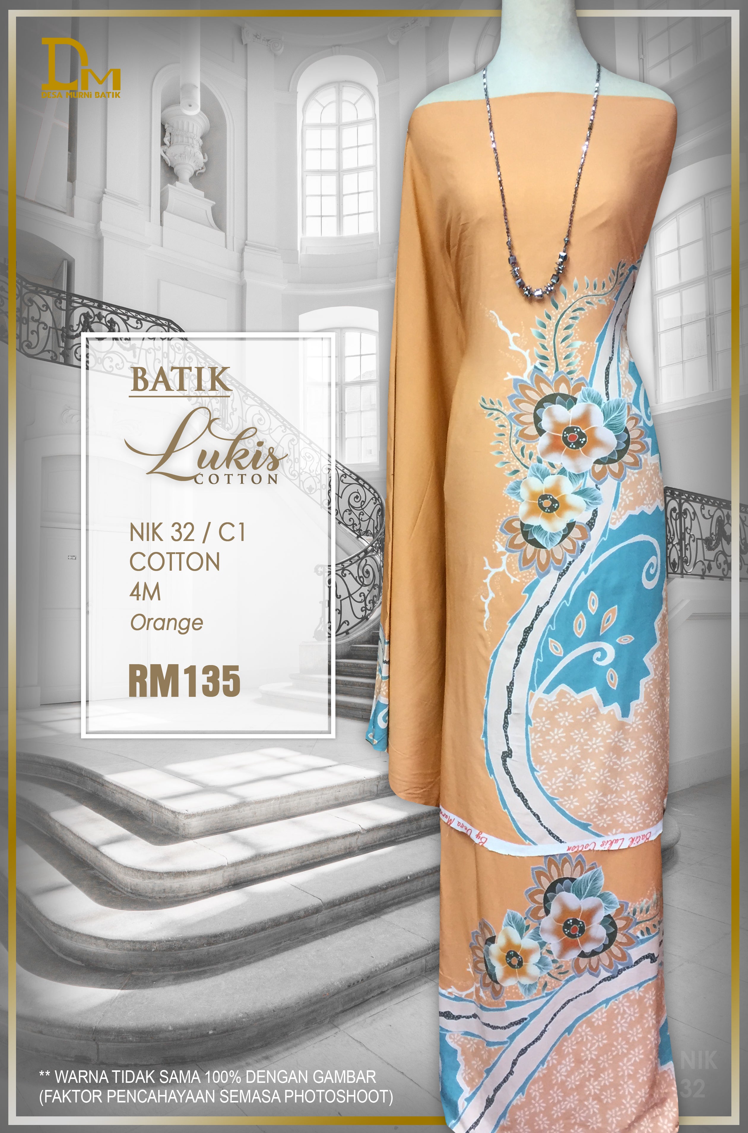 BATIK LUKIS TERENGGANU COTTON NIK 32