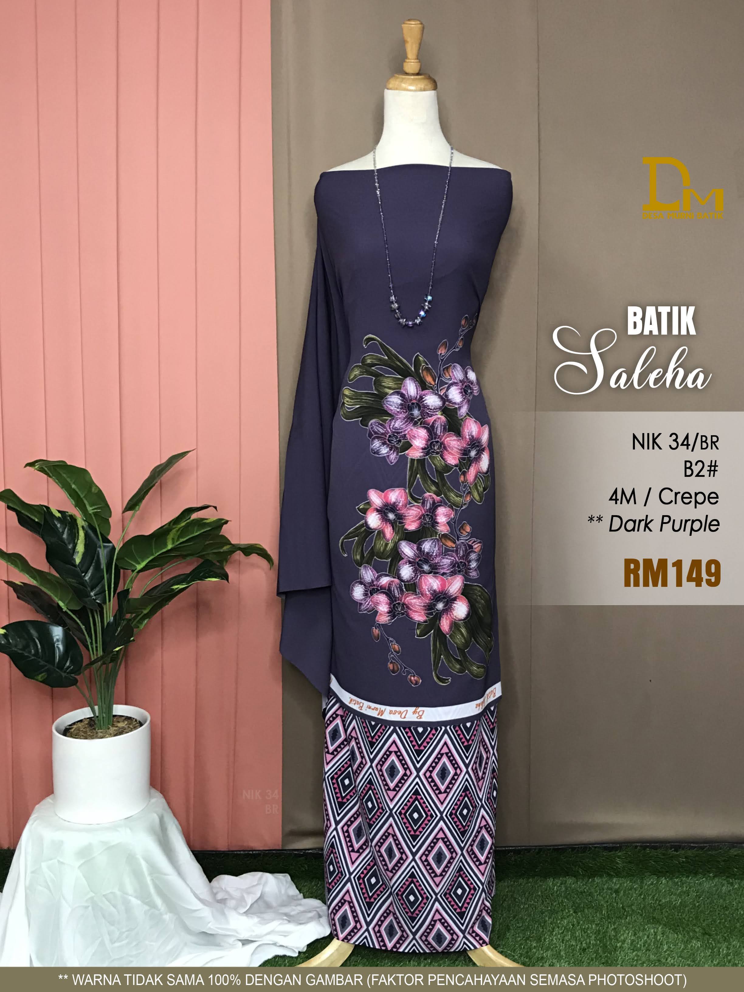 BATIK SALEHA CREPE NIK 34