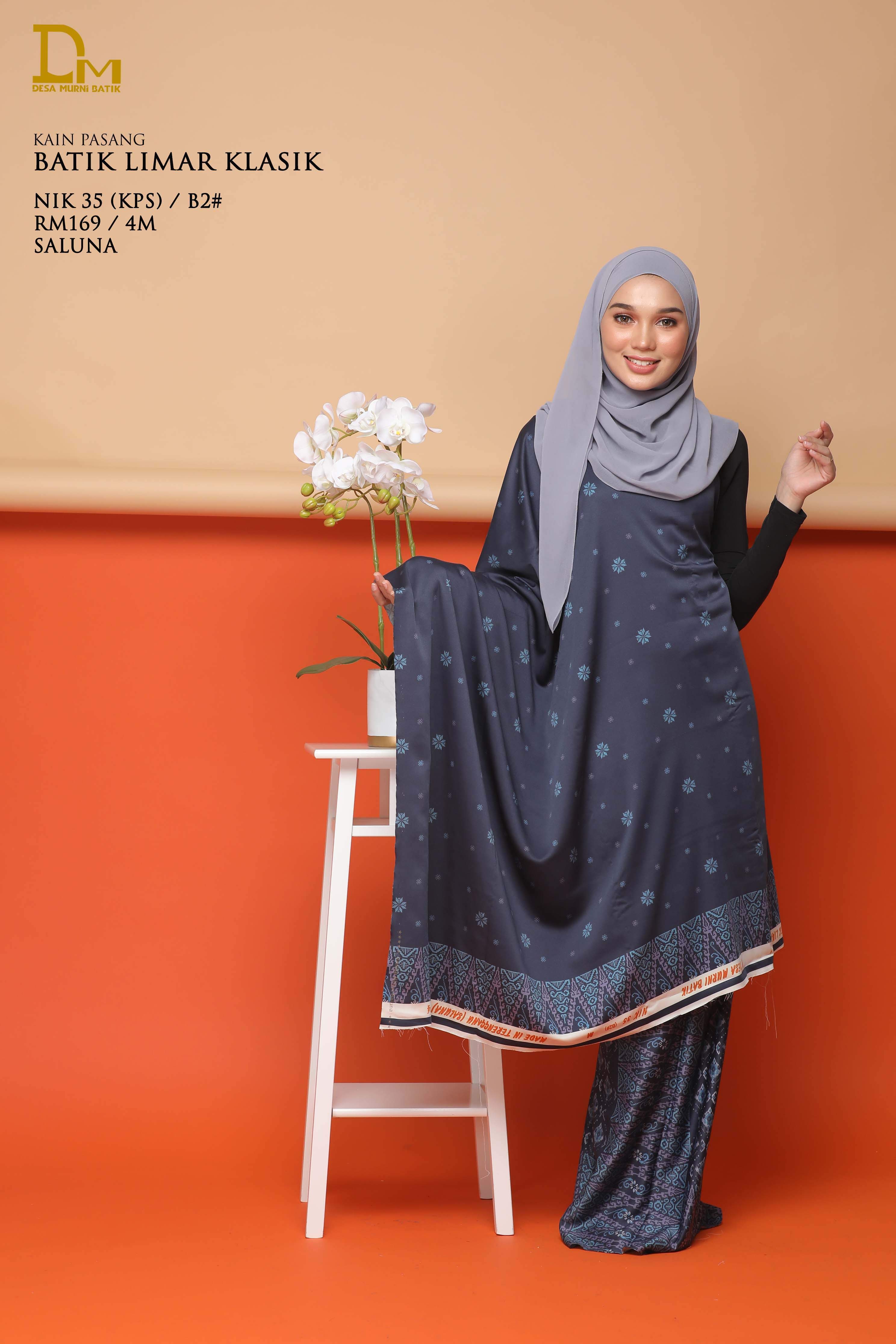 BATIK LIMAR KLASIK SALUNA NIK 35