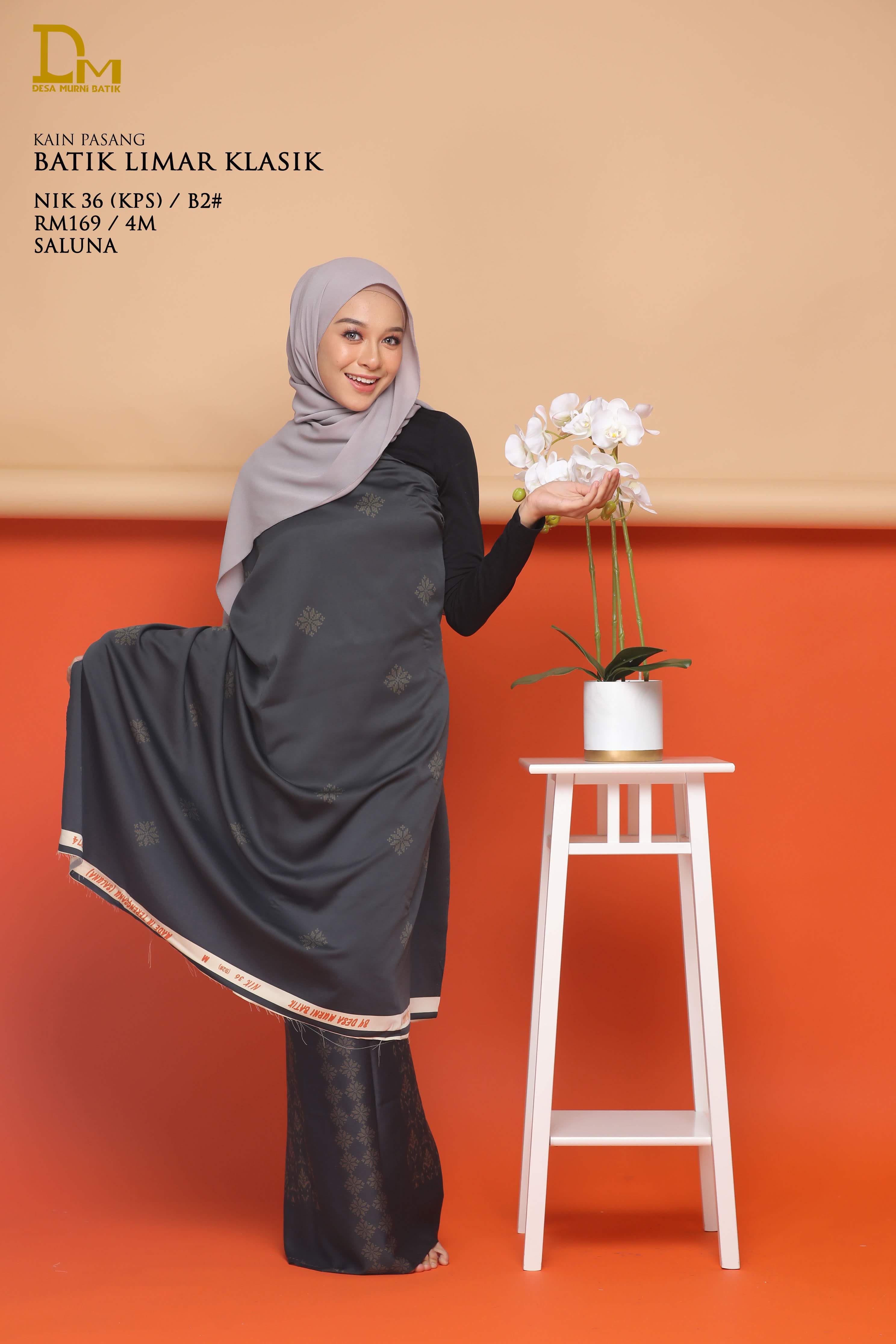 BATIK LIMAR KLASIK SALUNA NIK 34