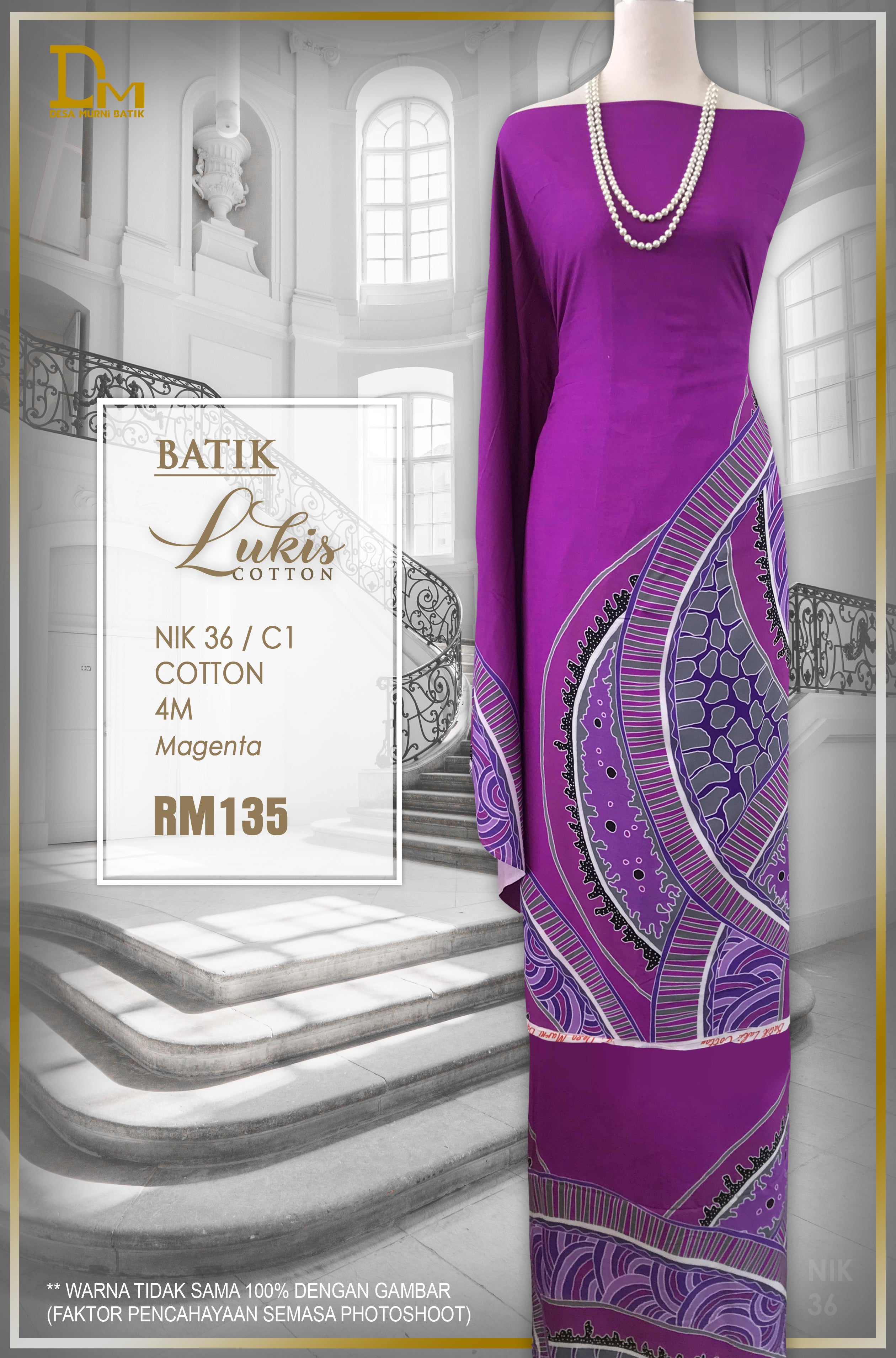 BATIK LUKIS TERENGGANU COTTON NIK 36
