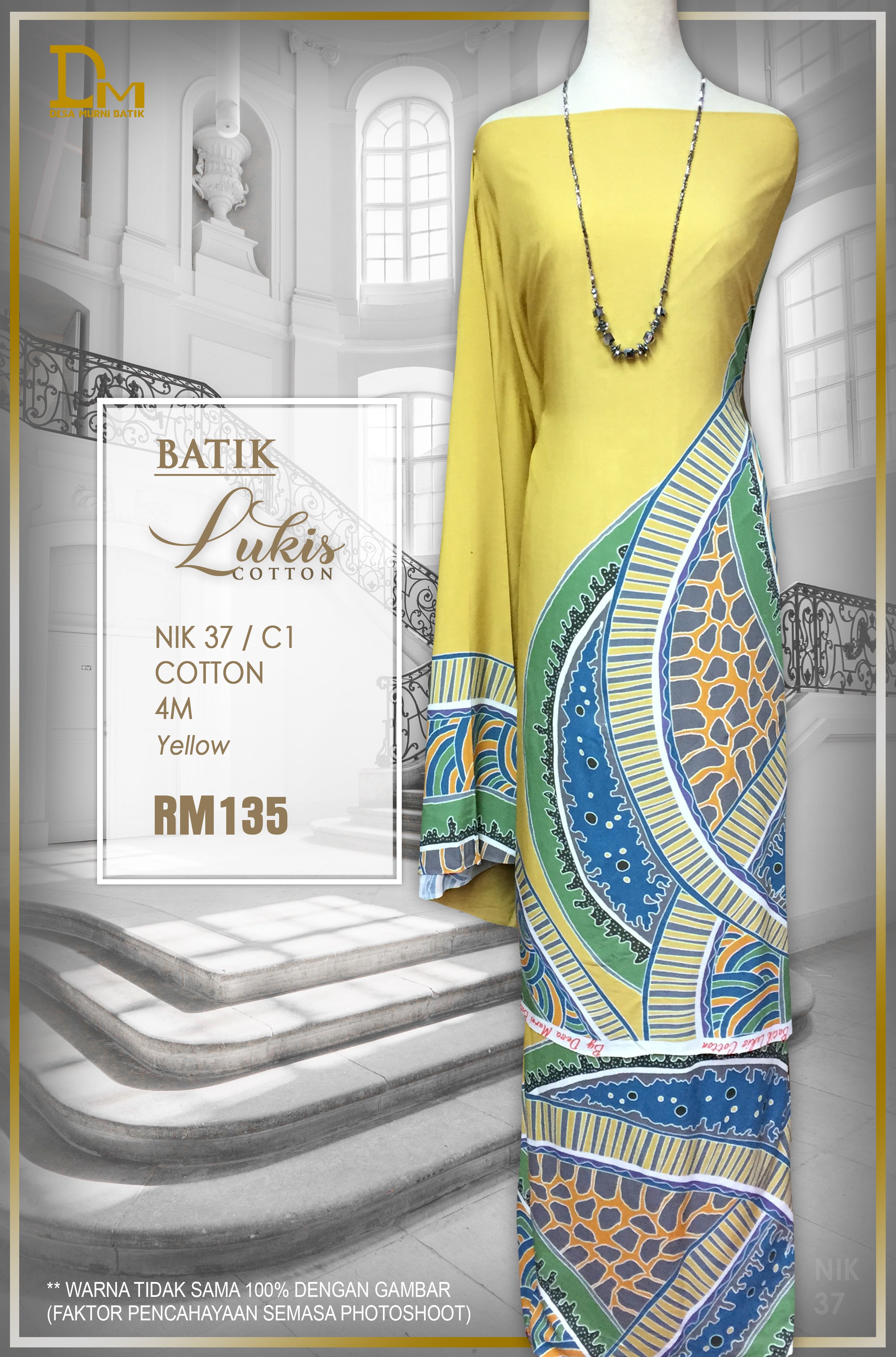 BATIK LUKIS TERENGGANU COTTON NIK 37