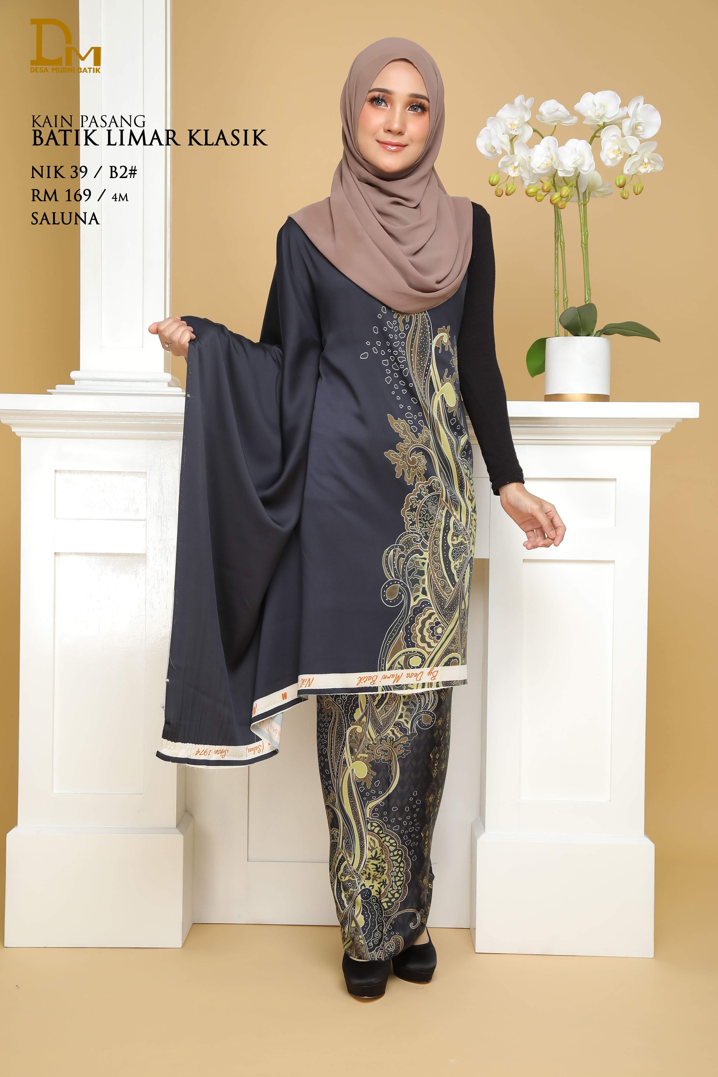 BATIK LIMAR KLASIK SALUNA NIK 39