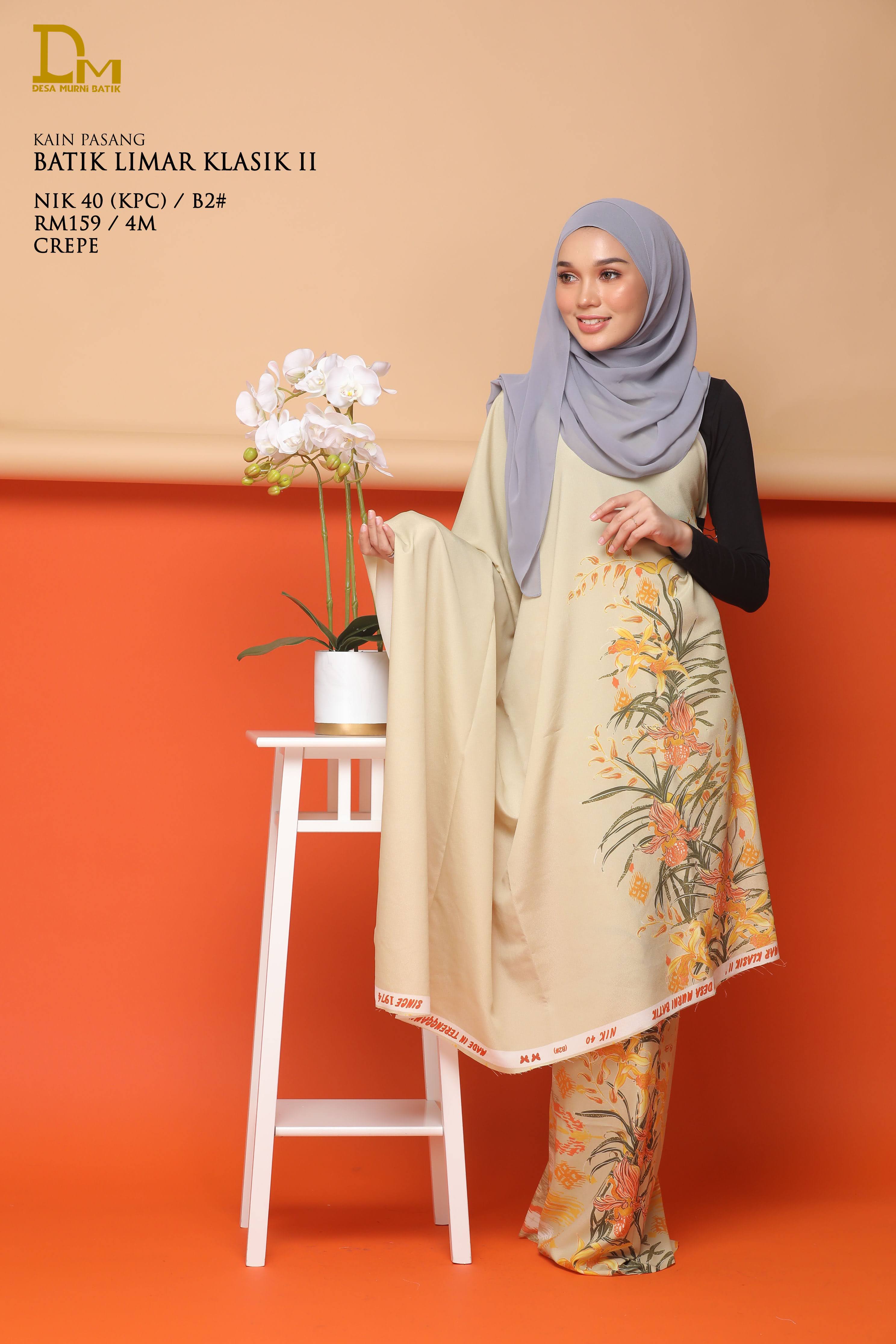 BATIK LIMAR KLASIK CREPE NIK 40