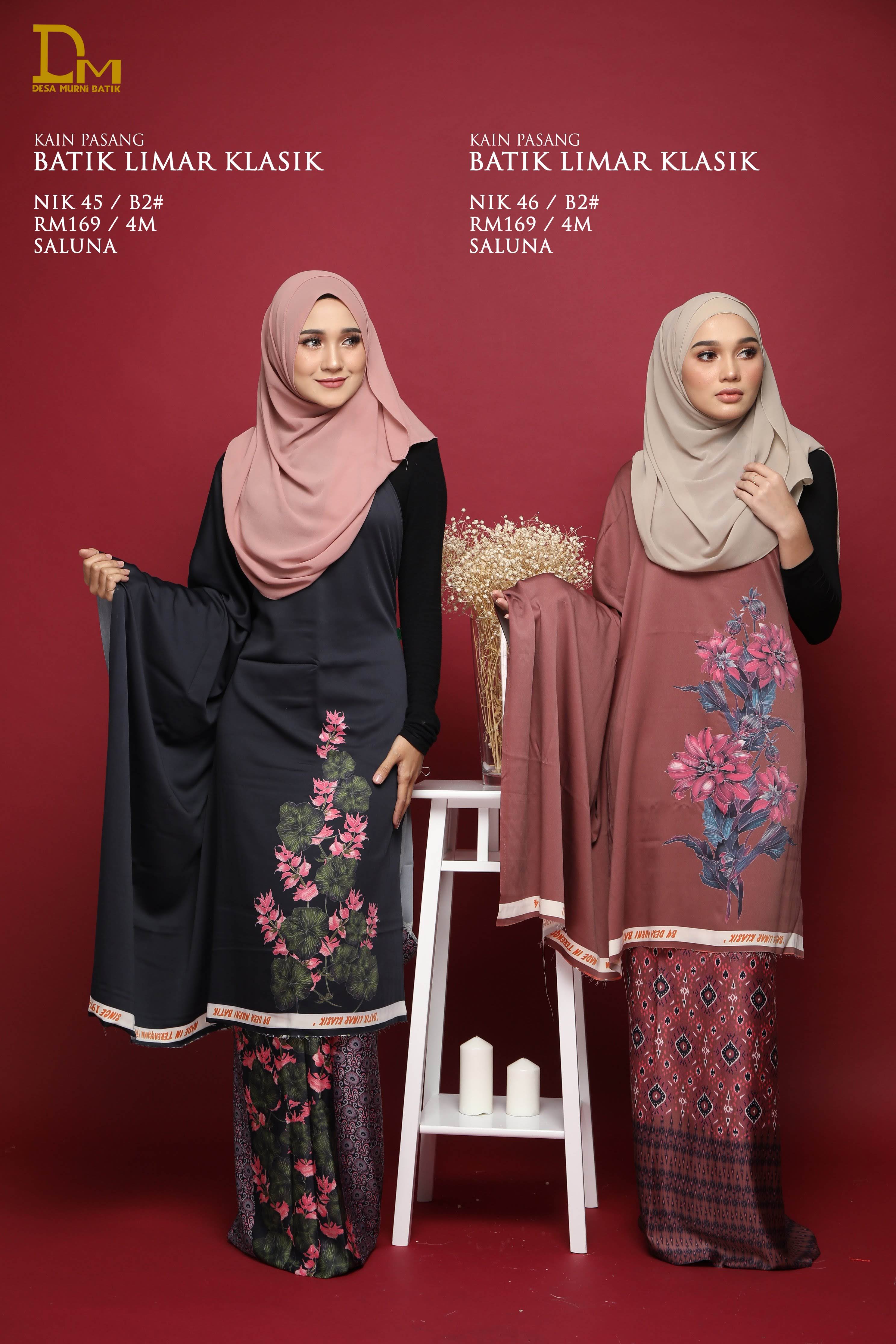 BATIK LIMAR KLASIK SALUNA NIK 46