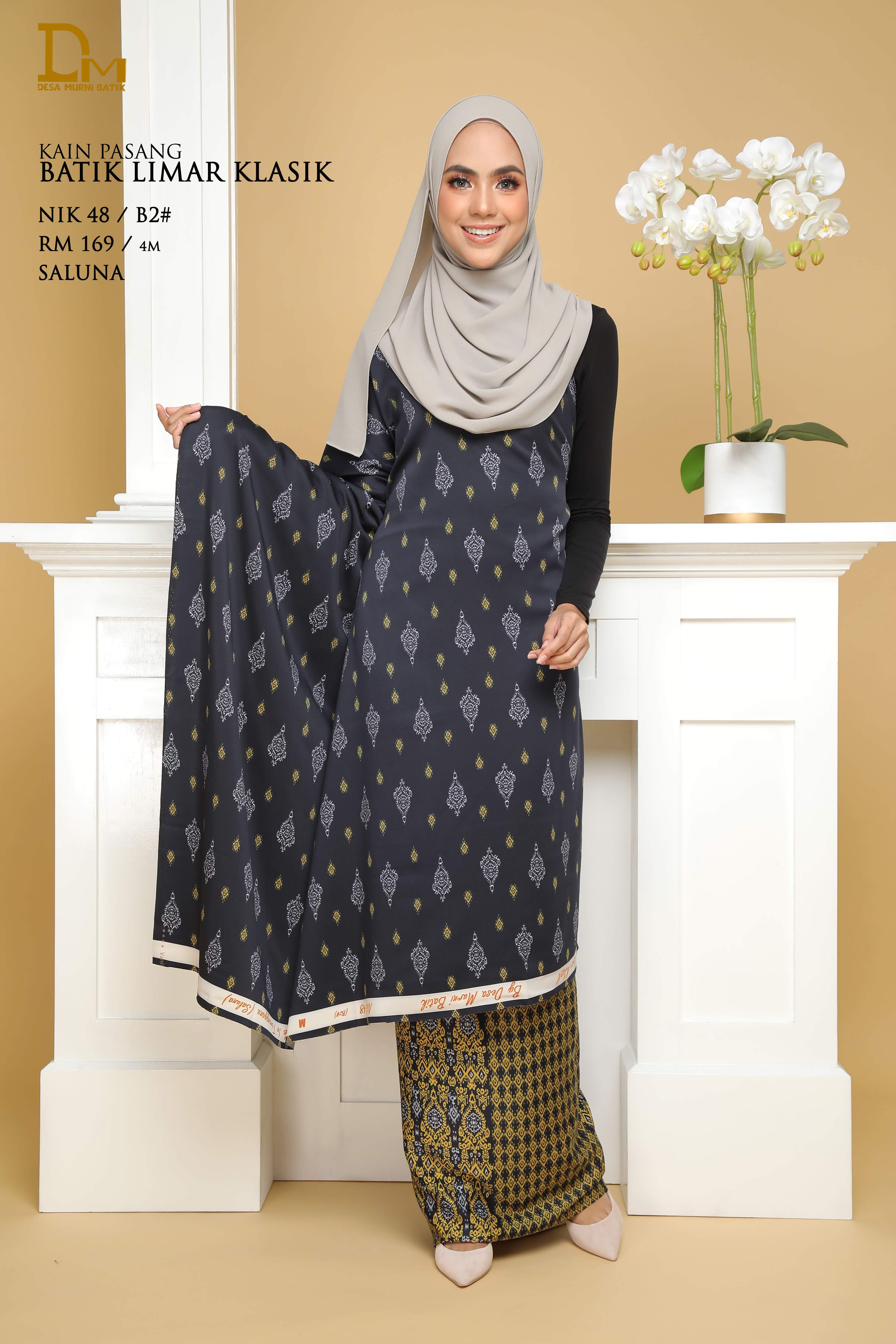 BATIK LIMAR KLASIK SALUNA NIK 48