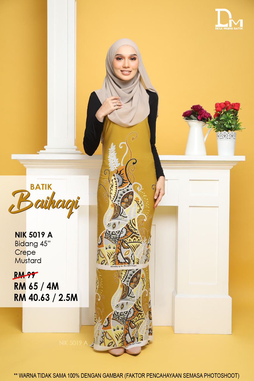 BAIHAQI NIK 5019 A MUSTARD