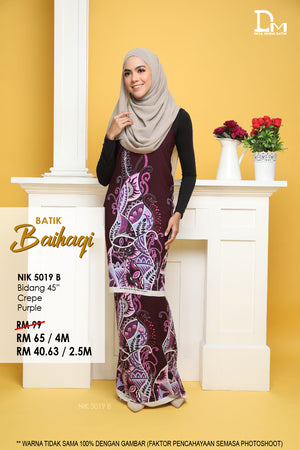 BAIHAQI NIK 5019 B PURPLE