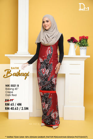 BAIHAQI NIK 5021 B DARK RED