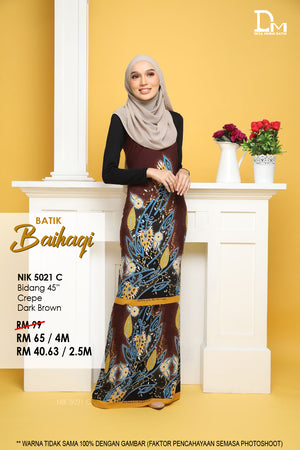 BAIHAQI NIK 5021 C DARK BROWN