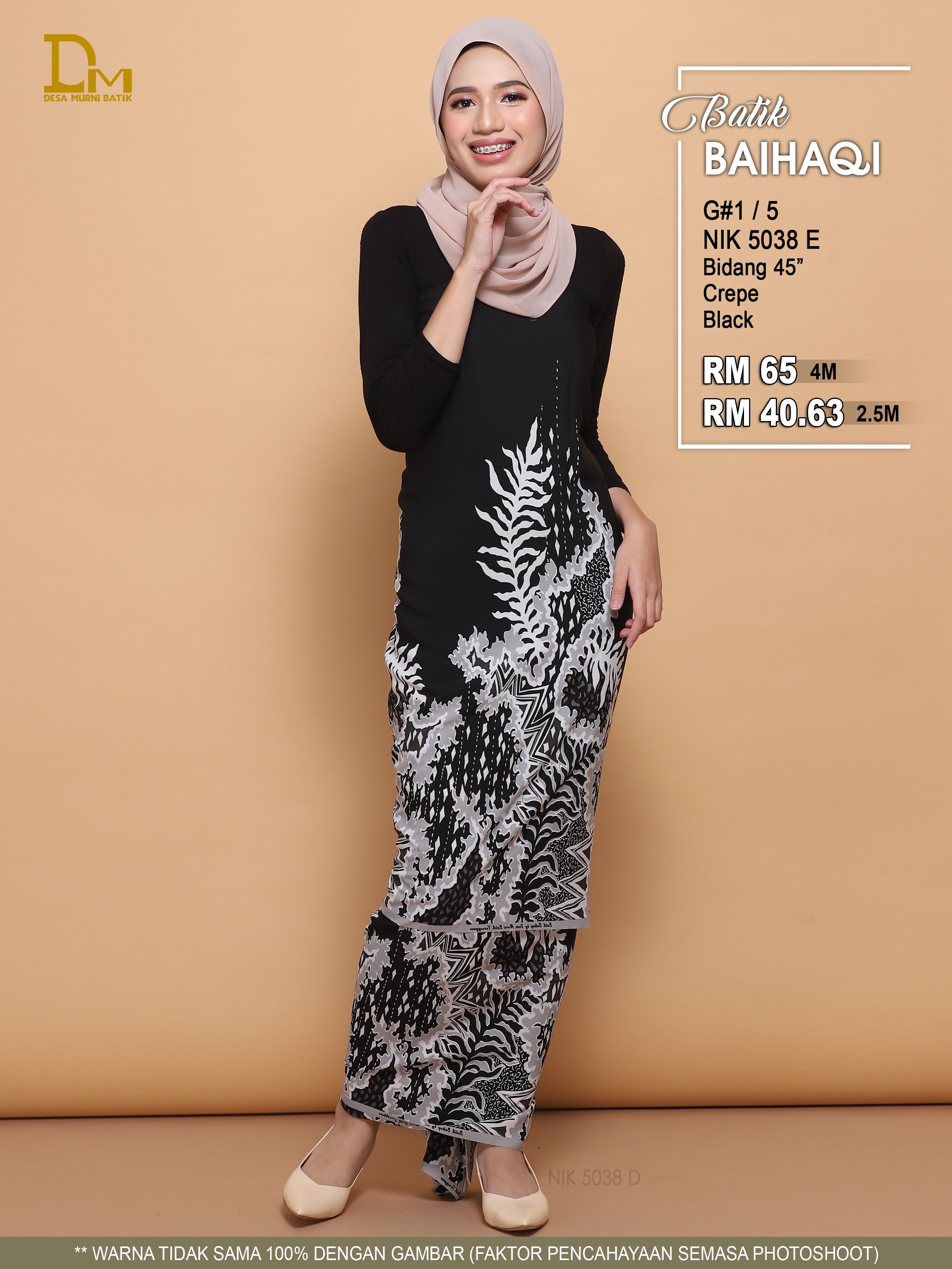 BAIHAQI G 1-5 HITAM