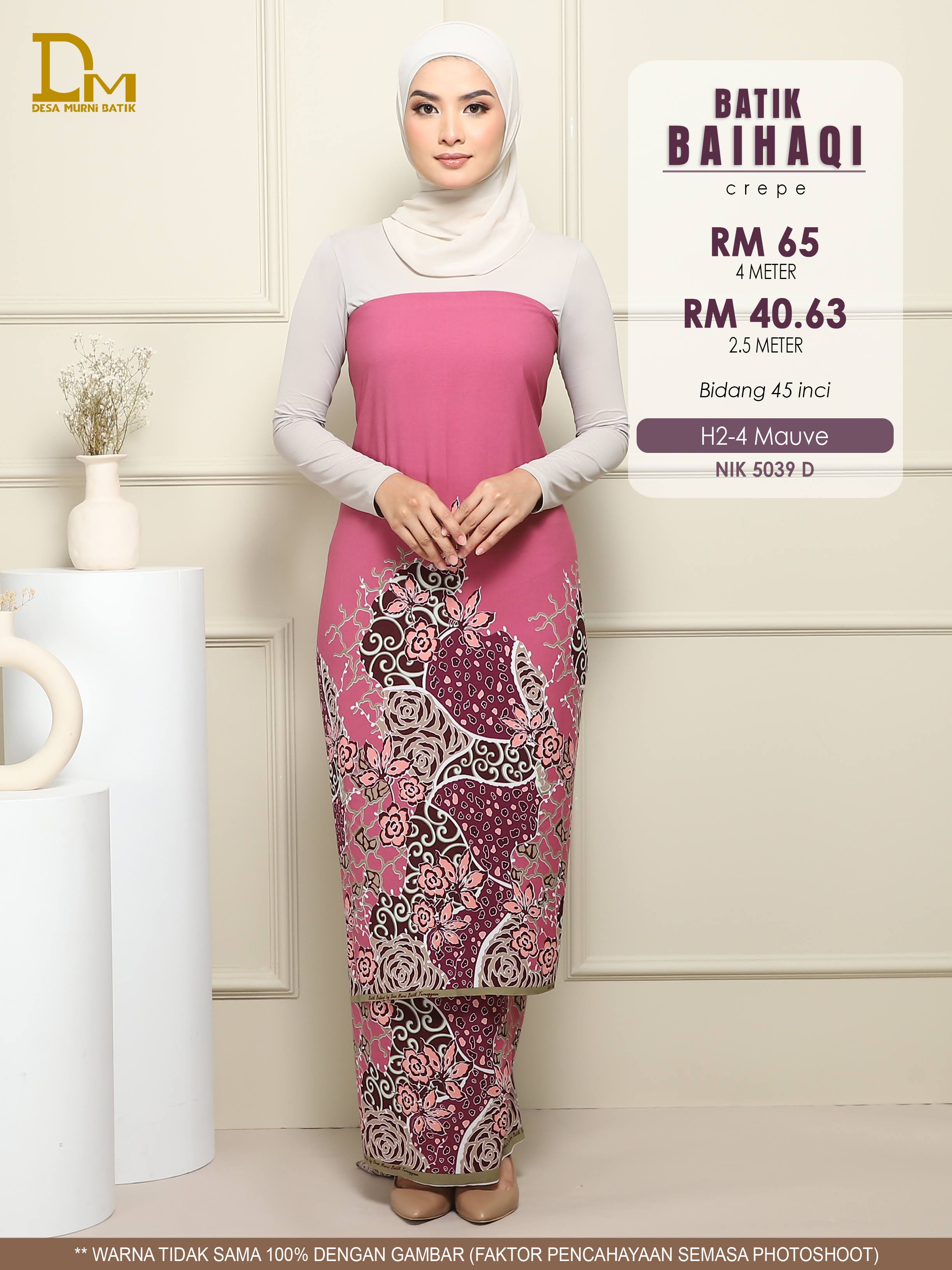 BAIHAQI H 2-4 MAUVE