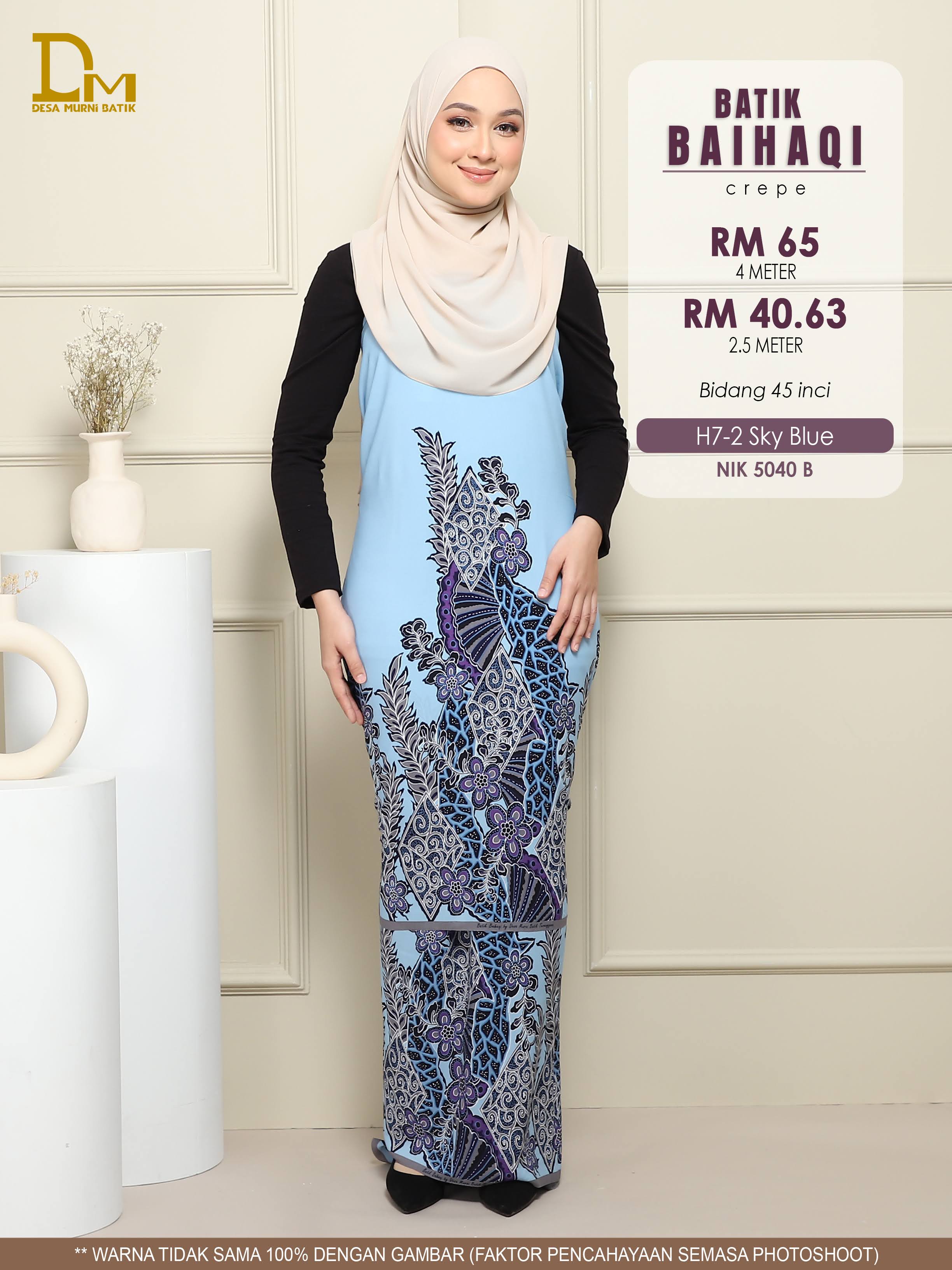 BAIHAQI H 7-3 BIRU LANGIT