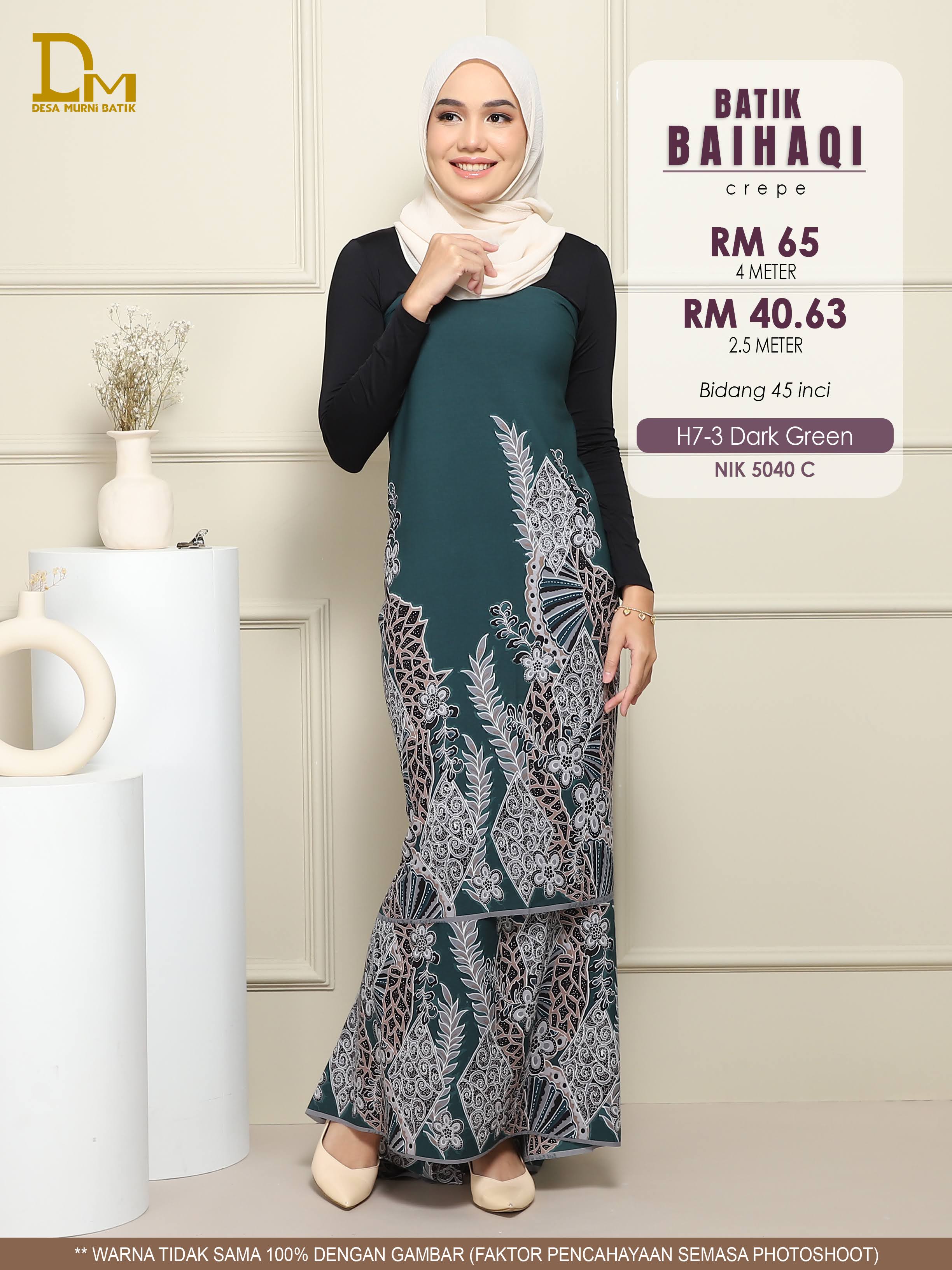 BAIHAQI H 7-1 HIJAU GELAP