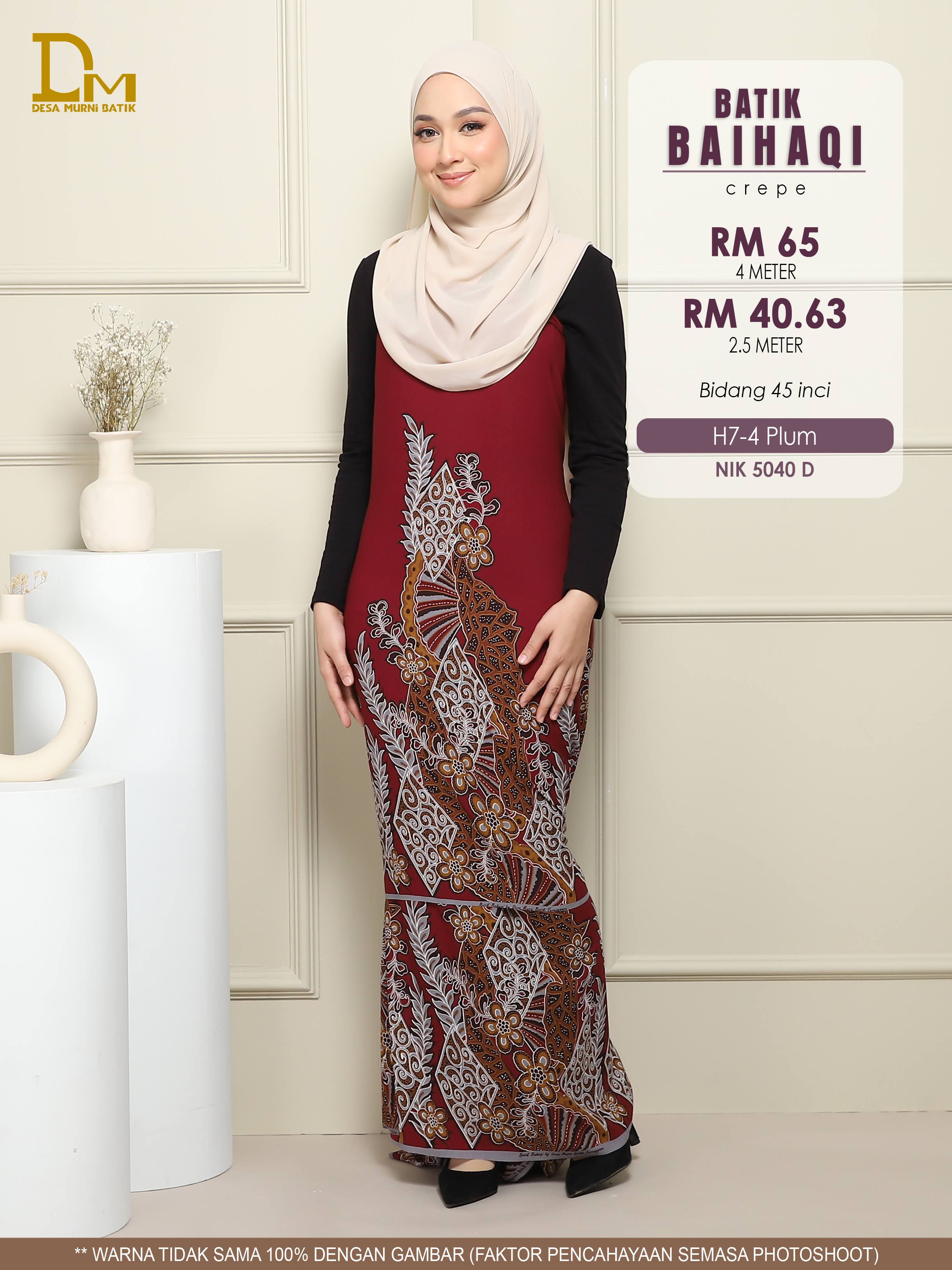 BAIHAQI H 7-4 PLUM