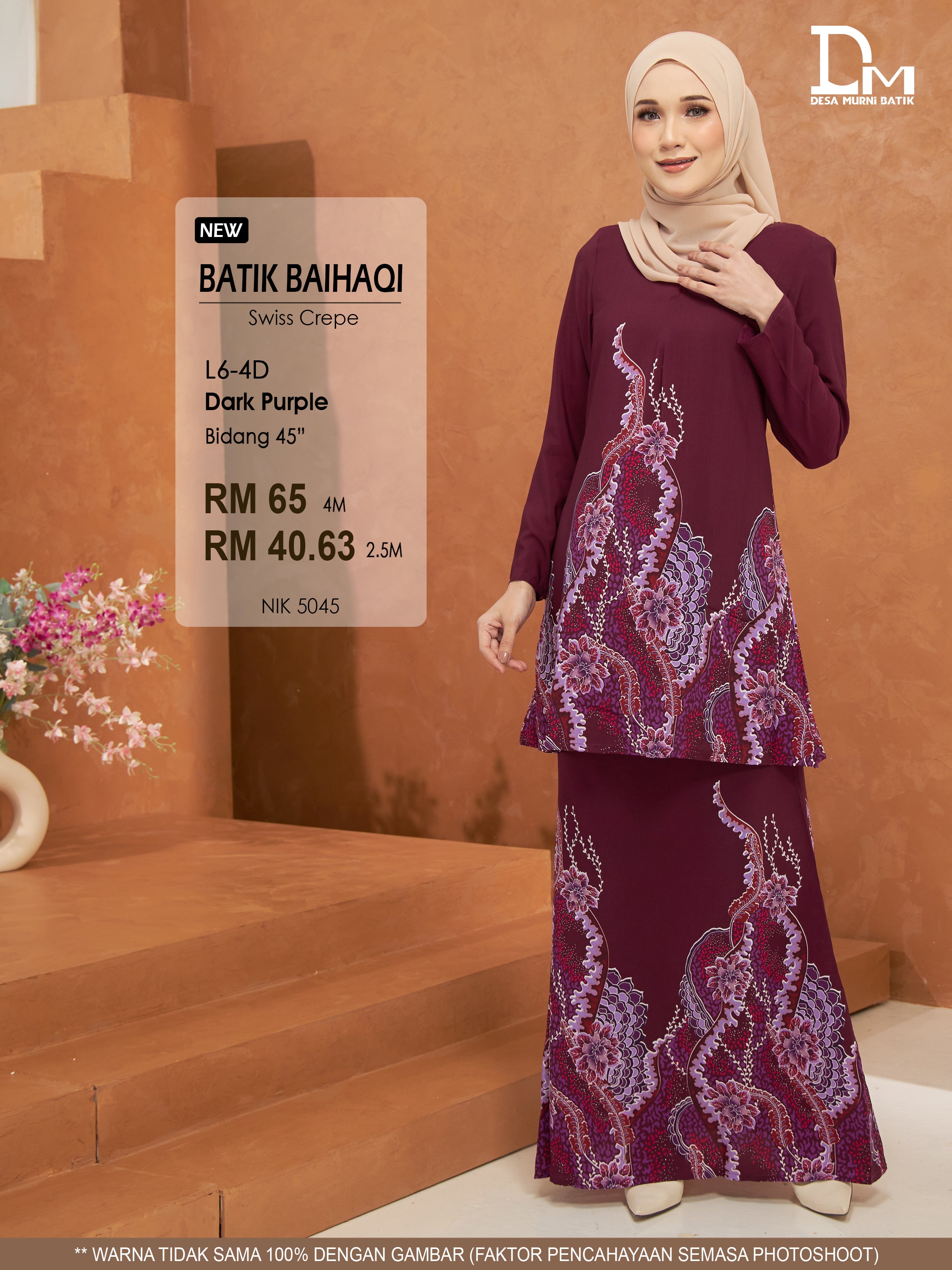 BAIHAQI L 6-4 DARK PURPLE
