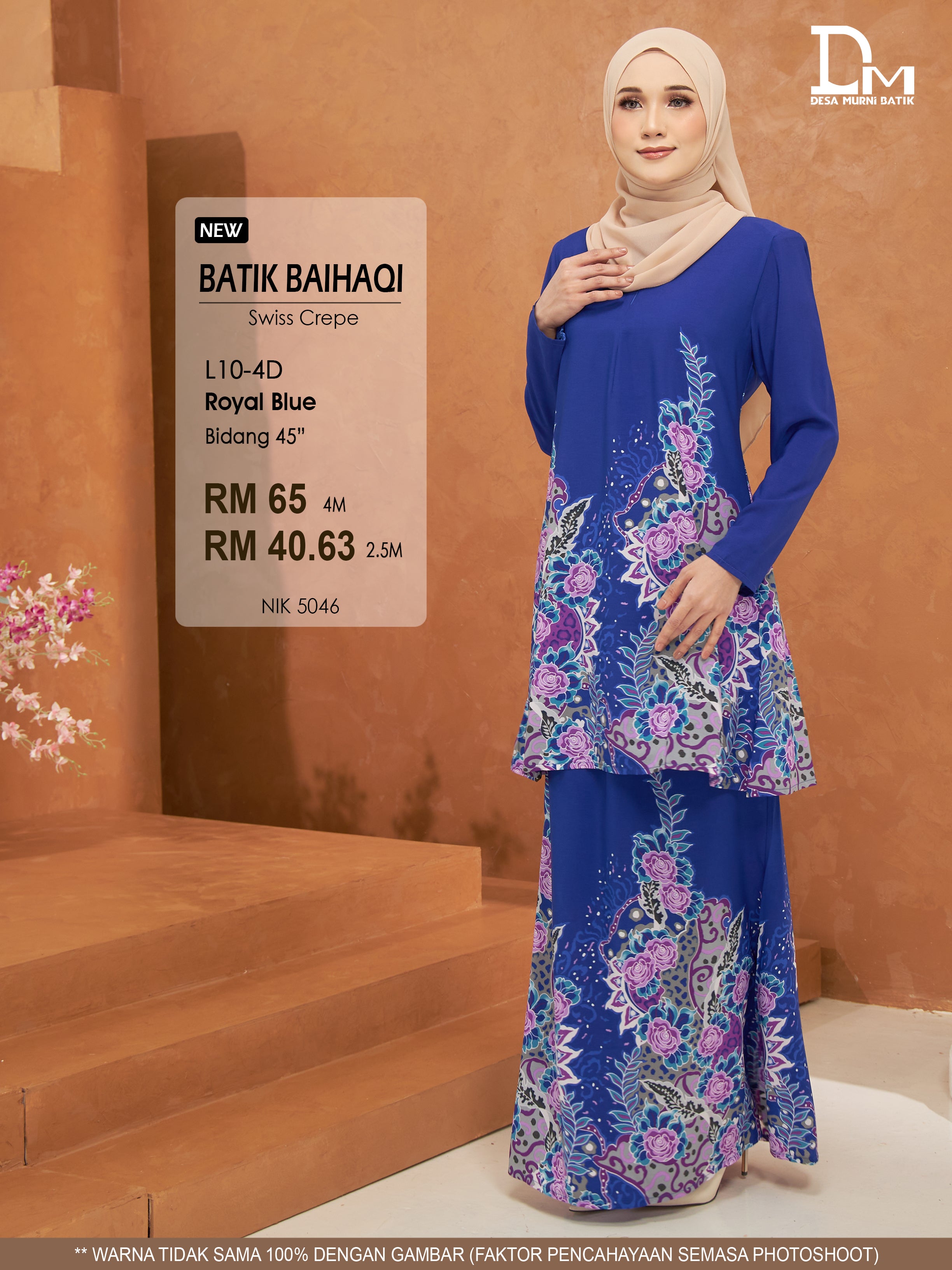BAIHAQI L 10-4 ROYAL BLUE