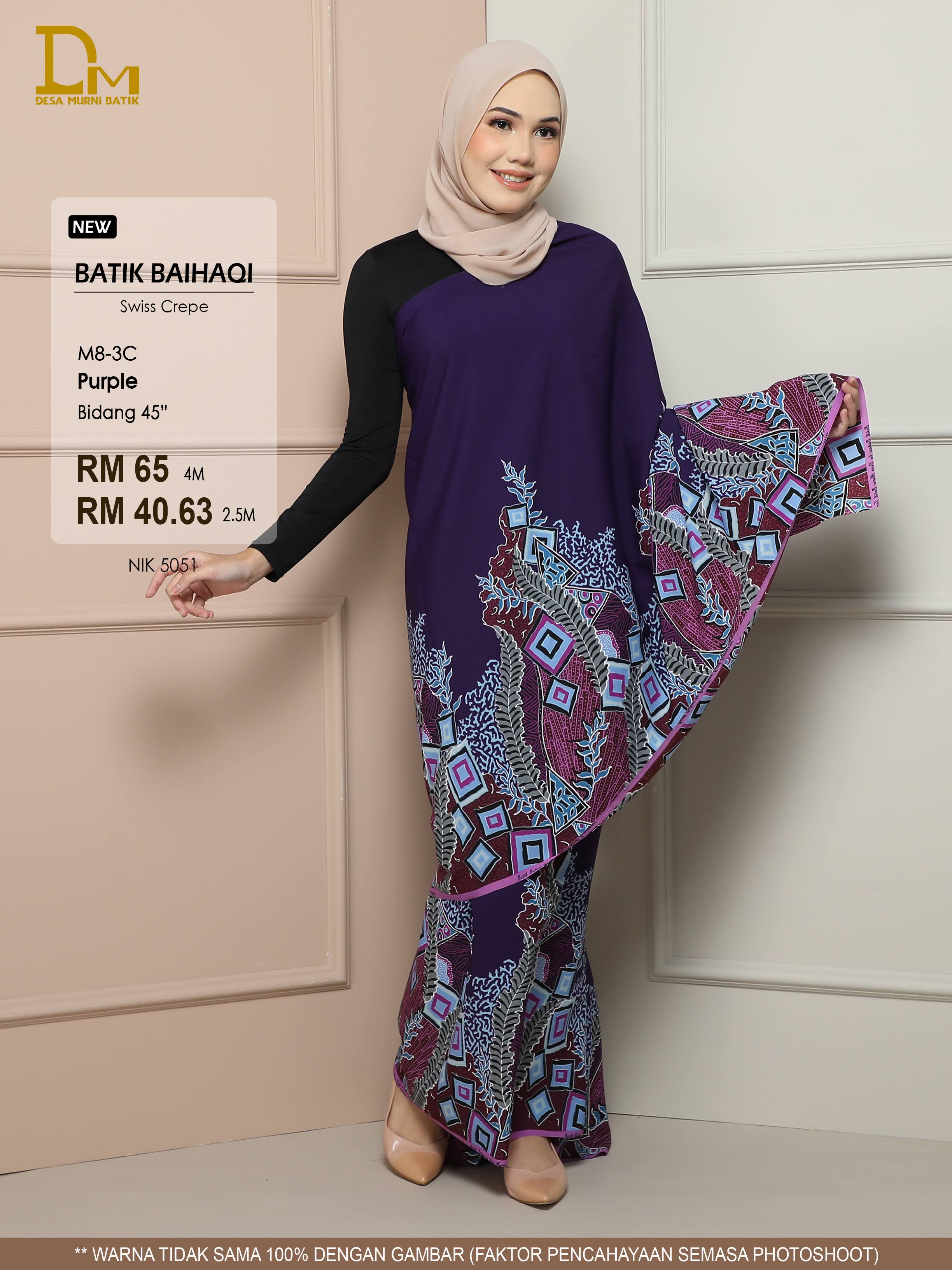 BAIHAQI M 8-3 PURPLE