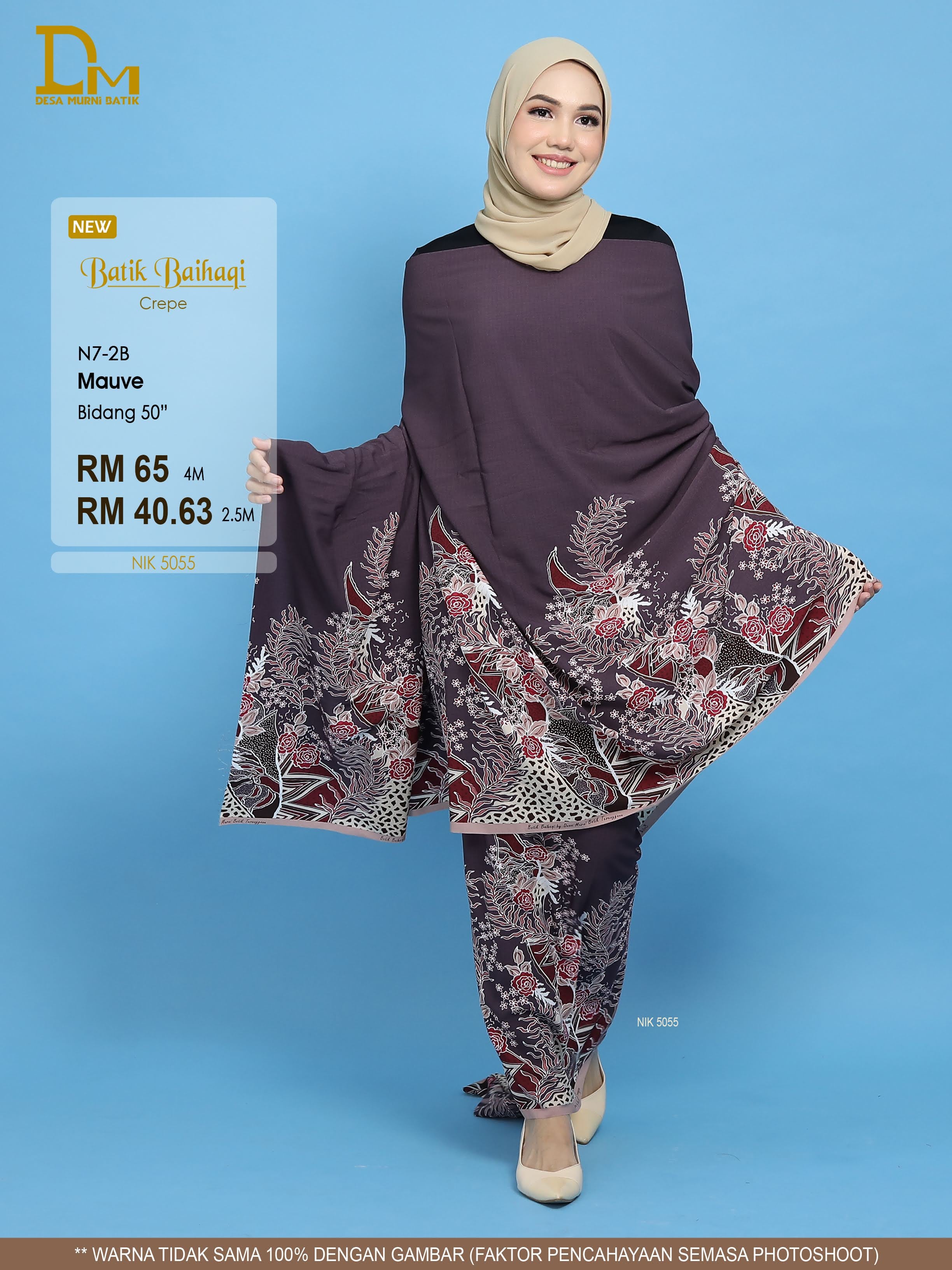 BAIHAQI N 7-2 MAUVE