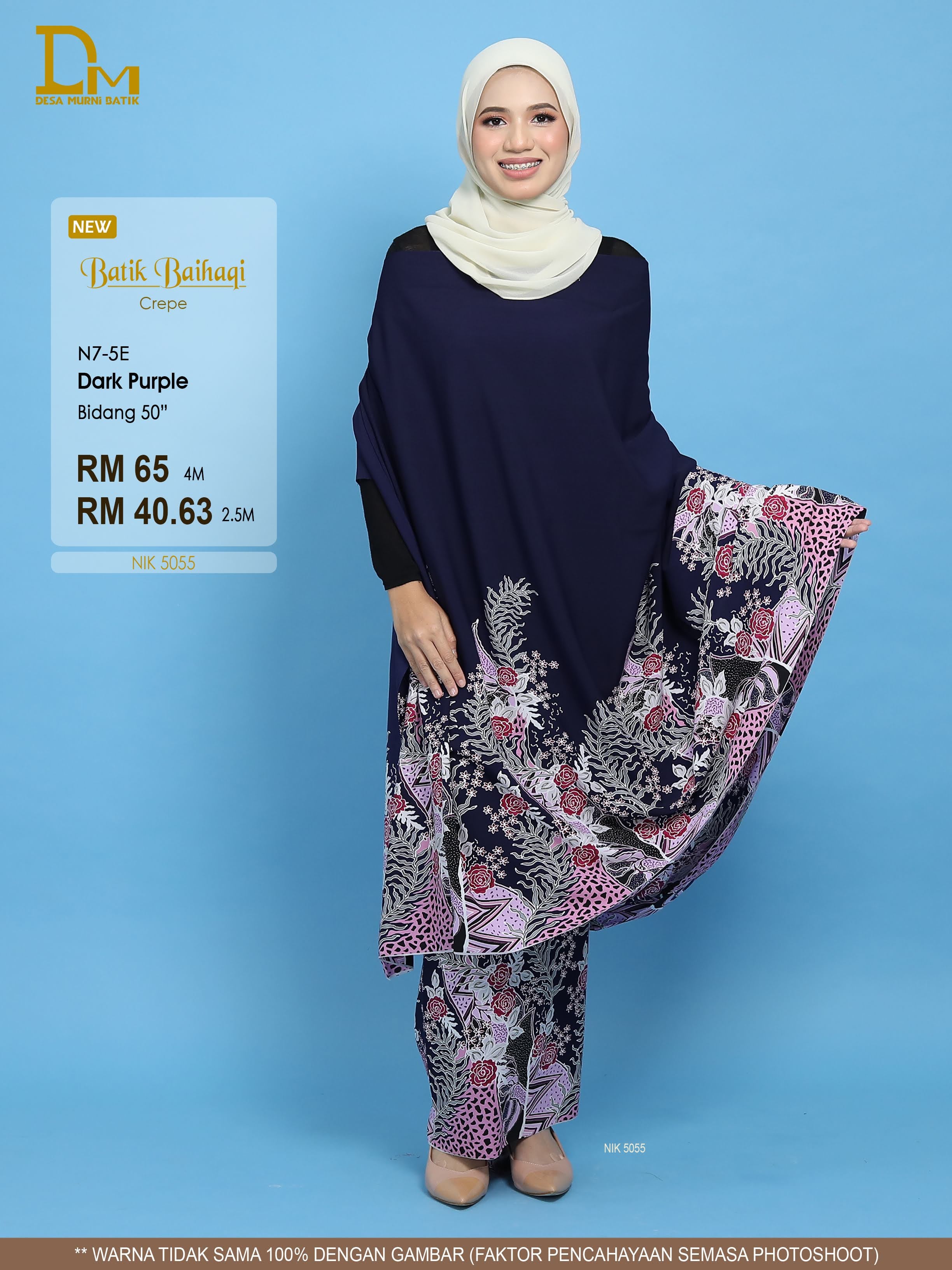 BAIHAQI N 7-5 DUSTY PURPLE