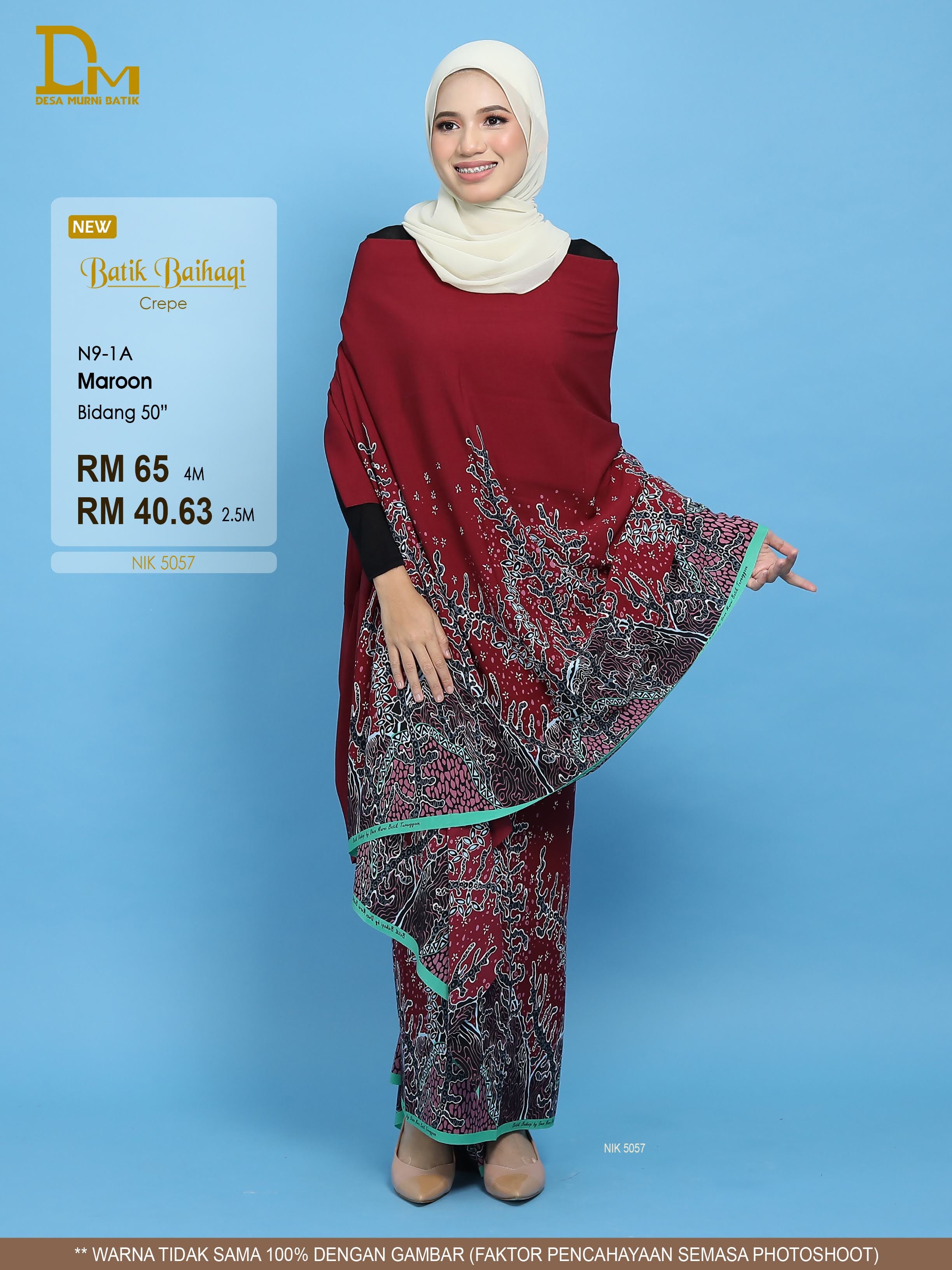 BAIHAQI N 9-1 MAROON