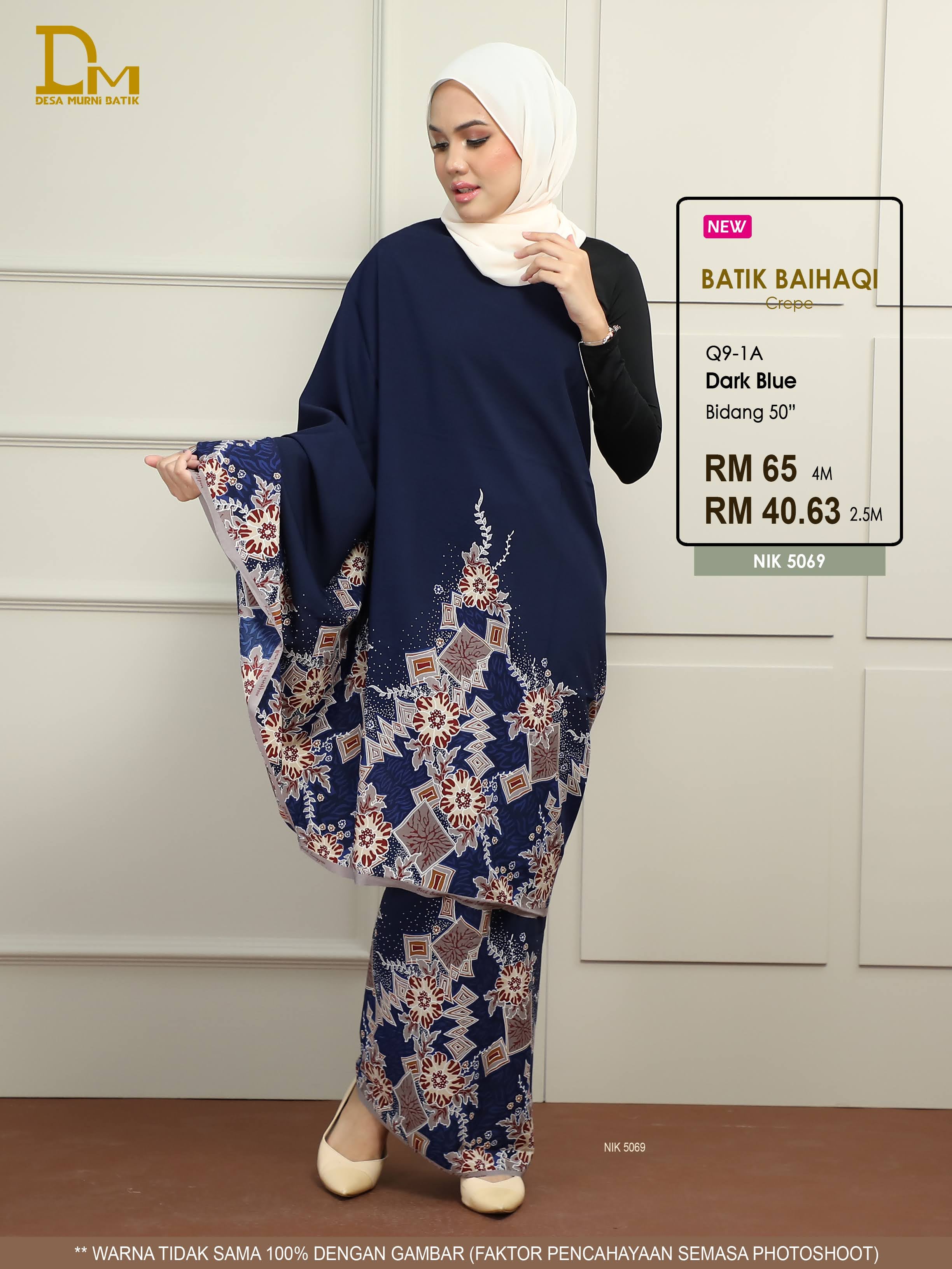 BAIHAQI 1.0 Q 9-1 BIRU GELAP