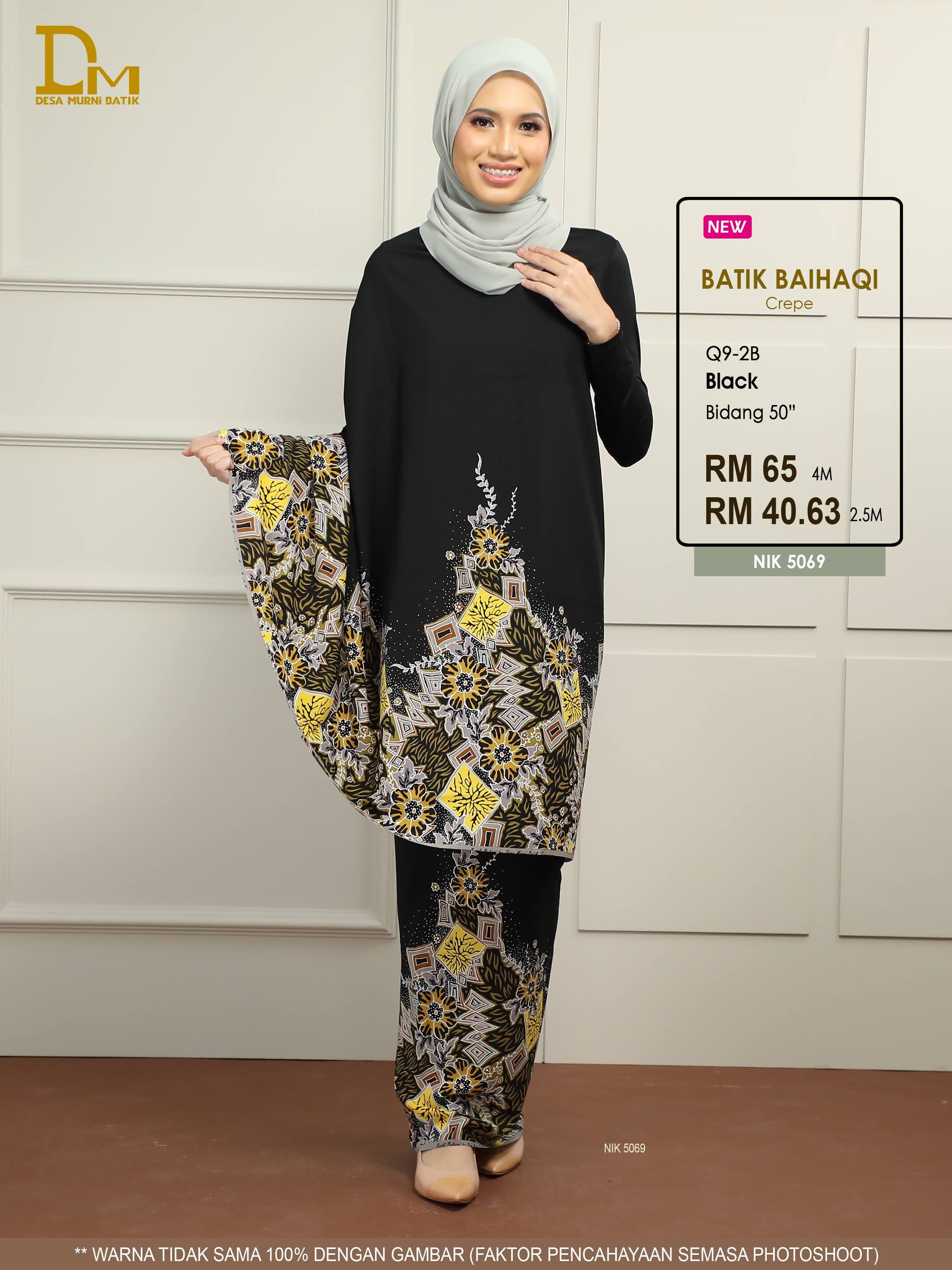 BAIHAQI 1.0 Q 9-2 HITAM
